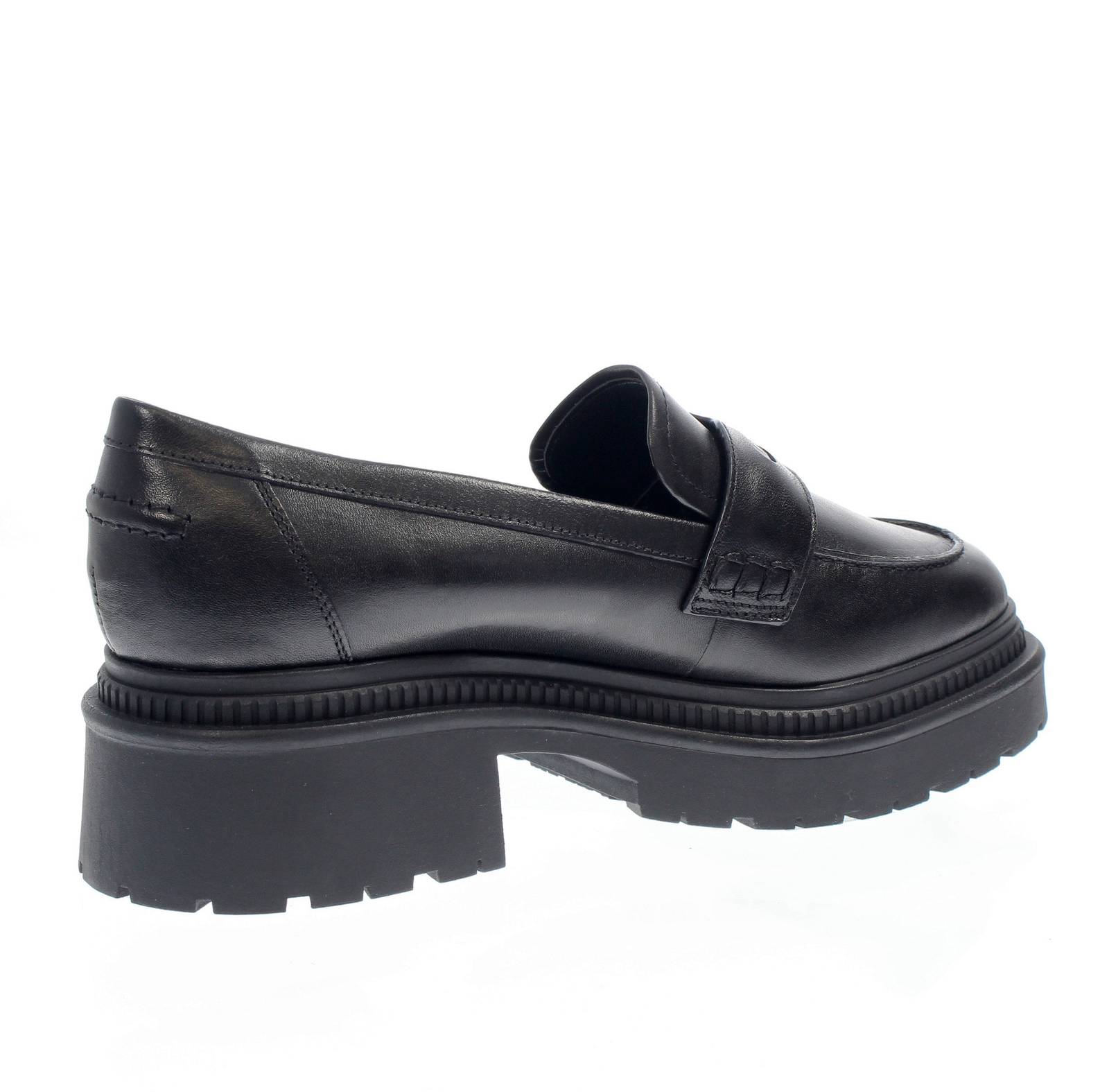 GUESS Finda - Mocassins en cuir Carrarmato Femme noir Photo 4