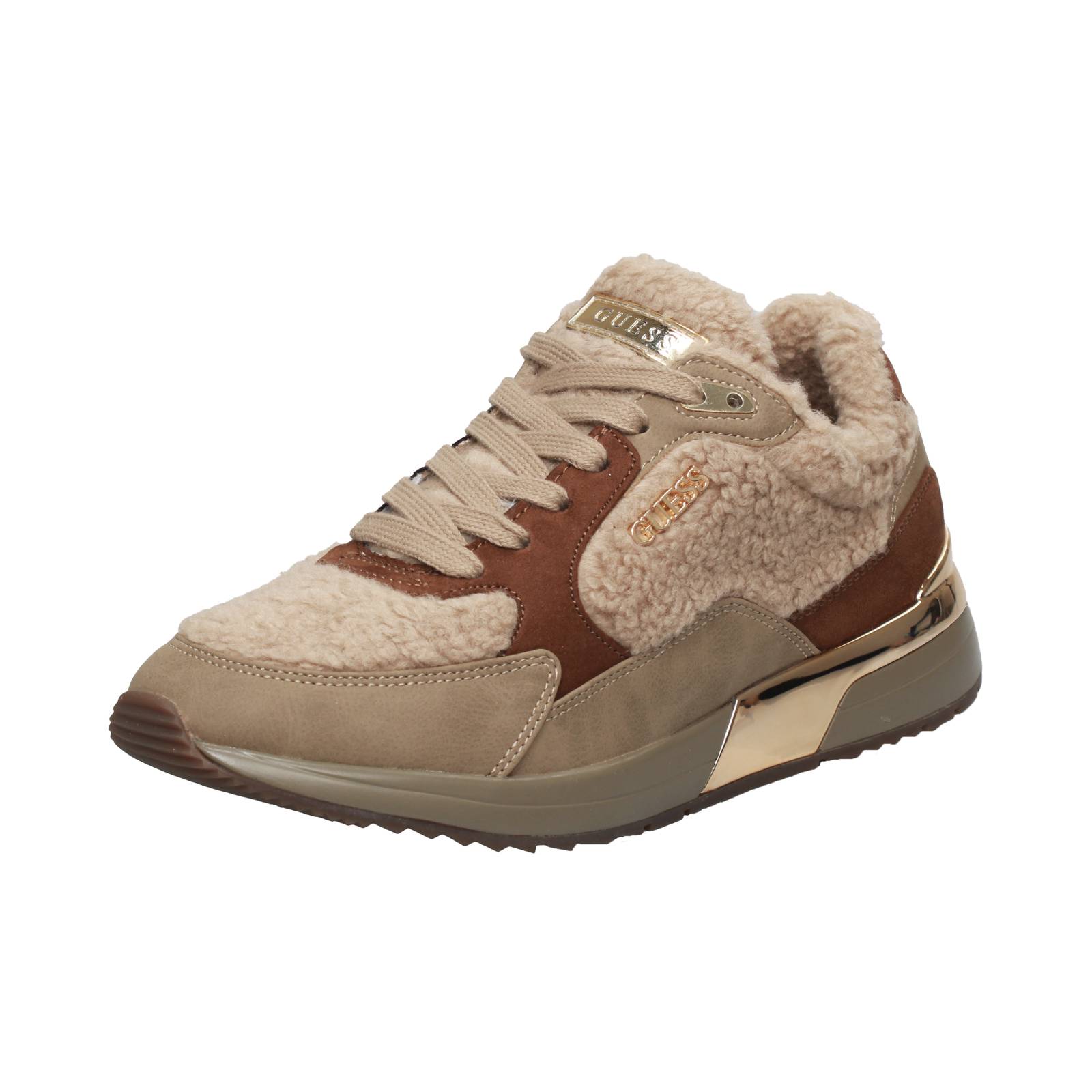 GUESS Moxea 17 - Sneakers en tissu Femme beige