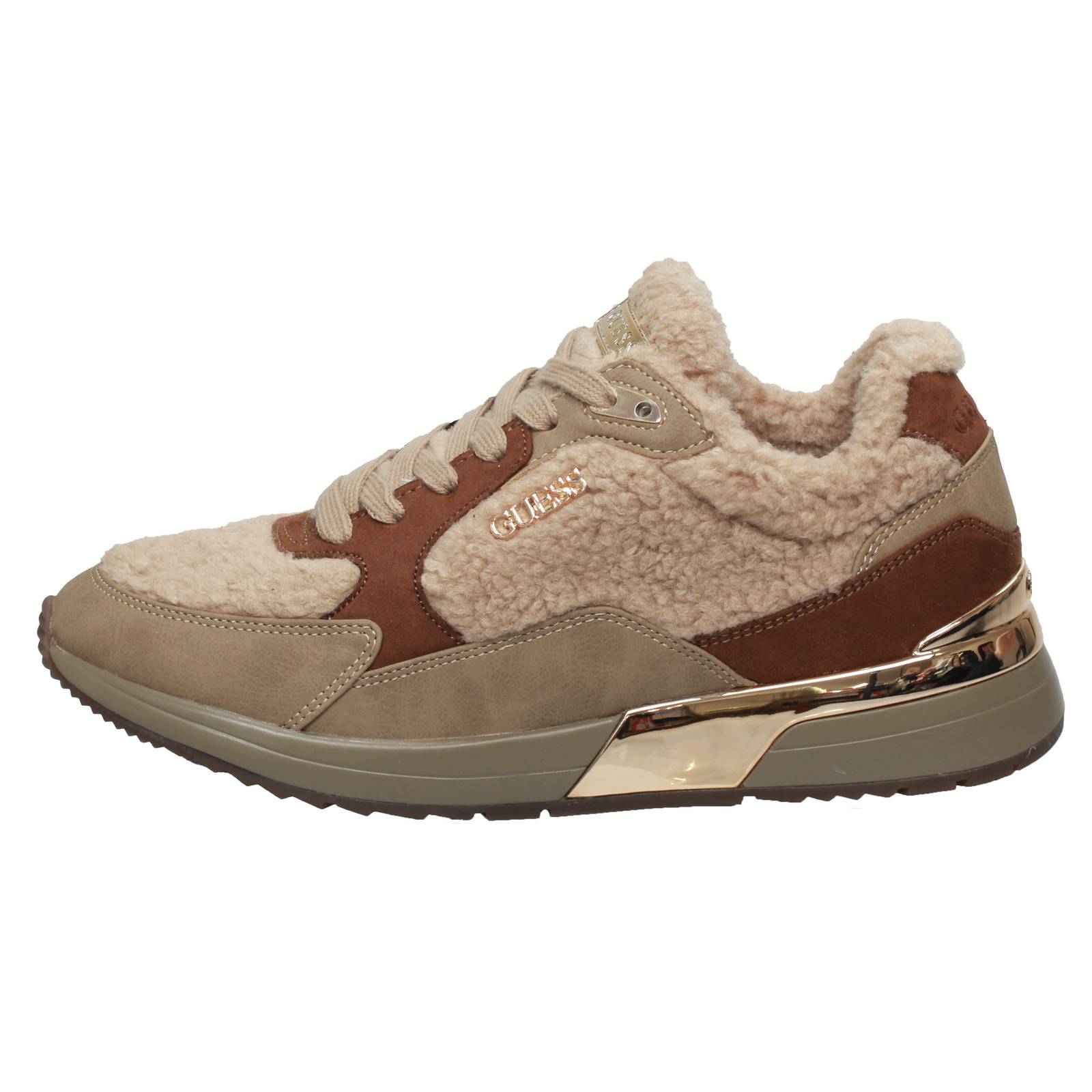 GUESS Moxea 17 - Fabric Sneakers Woman beige Photo 3