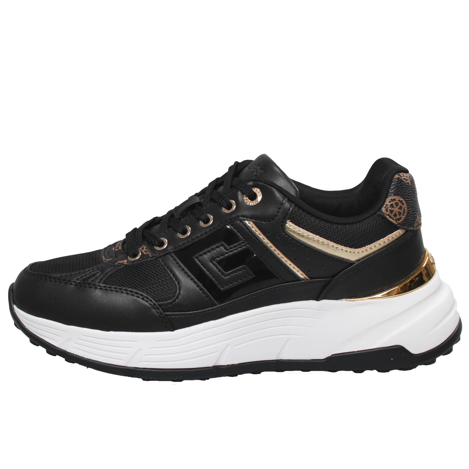 GUESS Fonzi - Platform Sneakers Woman black Photo 3