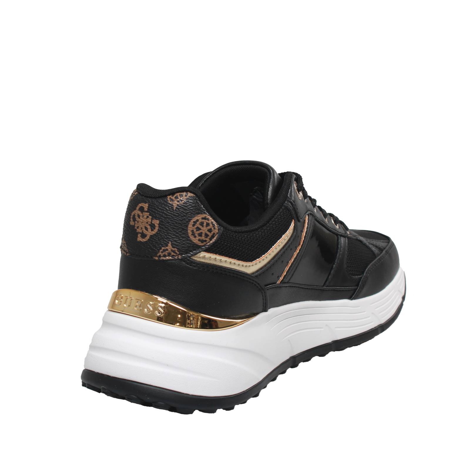 GUESS Fonzi - Platform Sneakers Woman black Photo 4