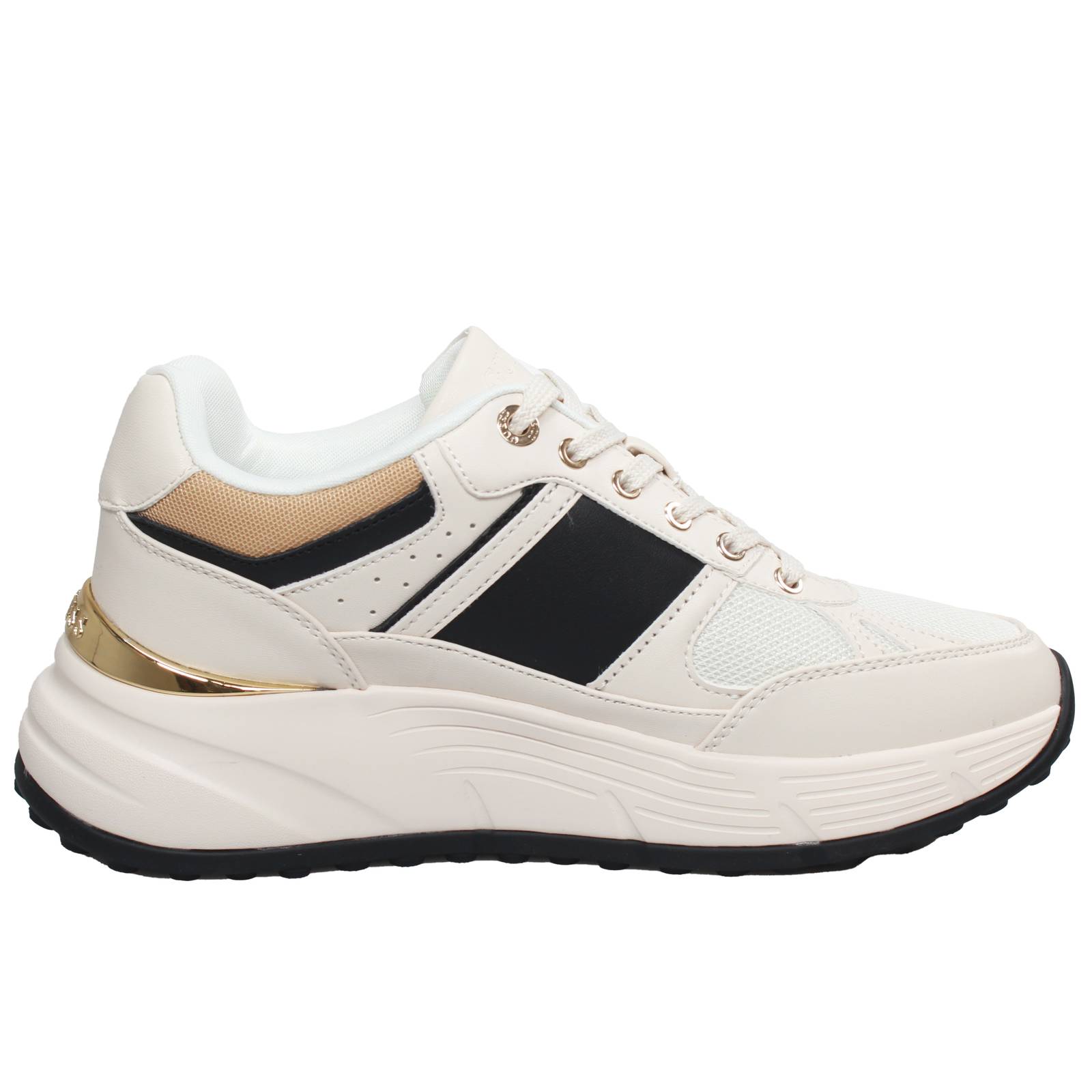 GUESS Fonzi - Platform Sneakers Woman beige Photo 2