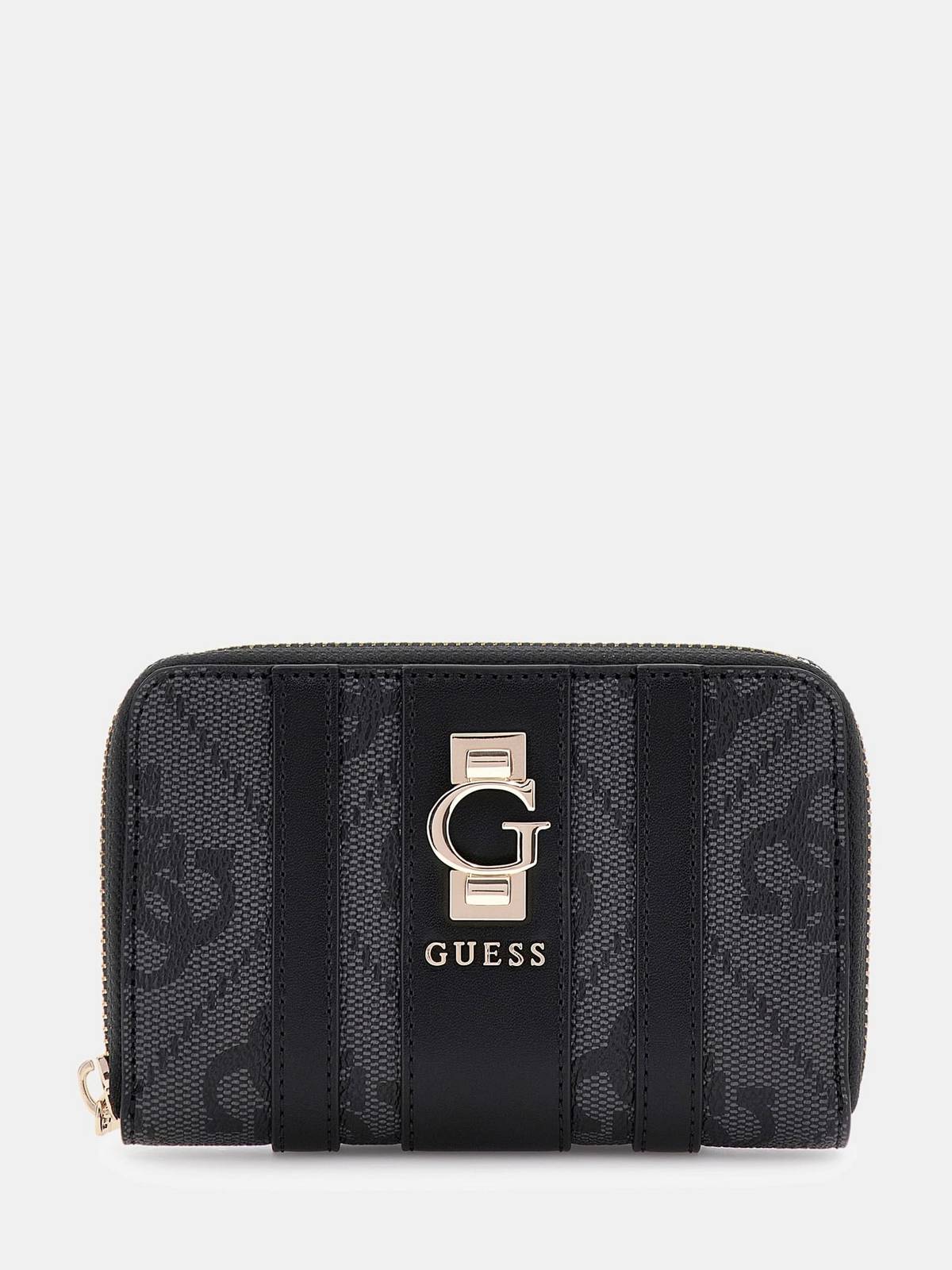 GUESS erenia medium ziparound  Donna nero Foto 1