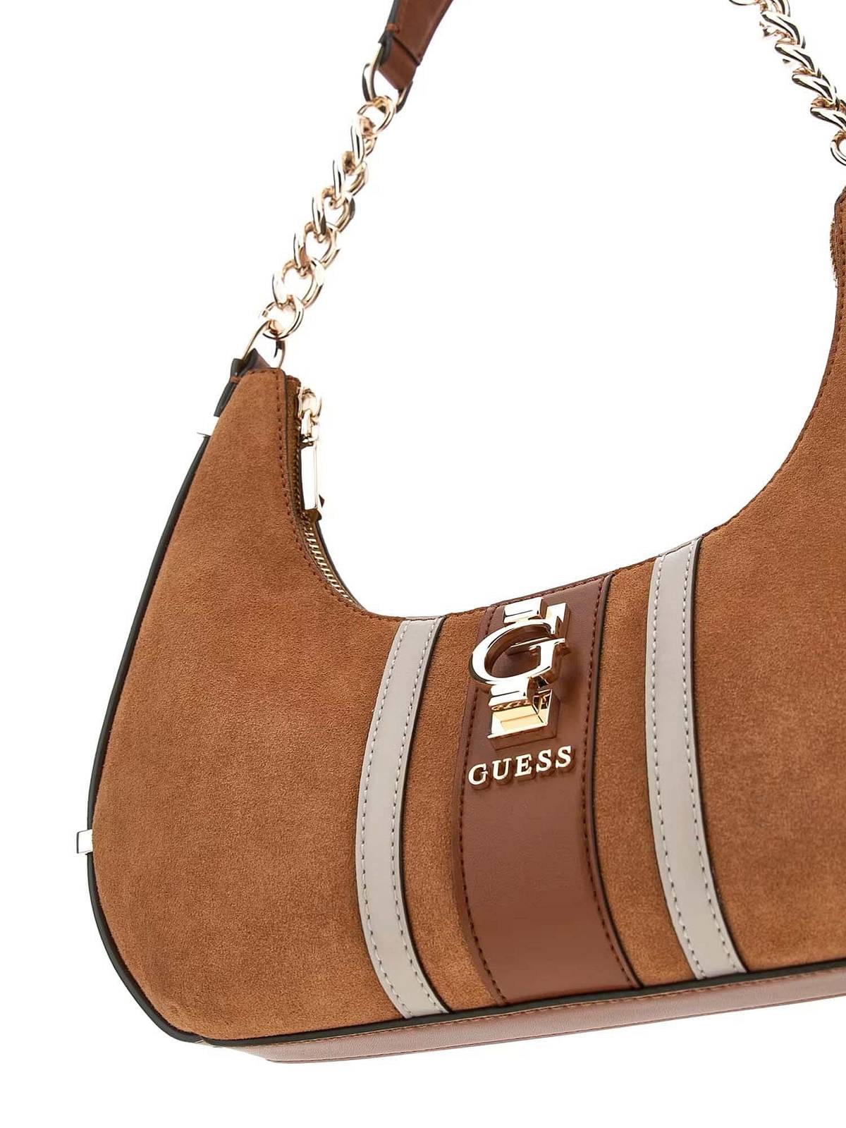GUESS sac à bandoulière erenia Femme marron Photo 3