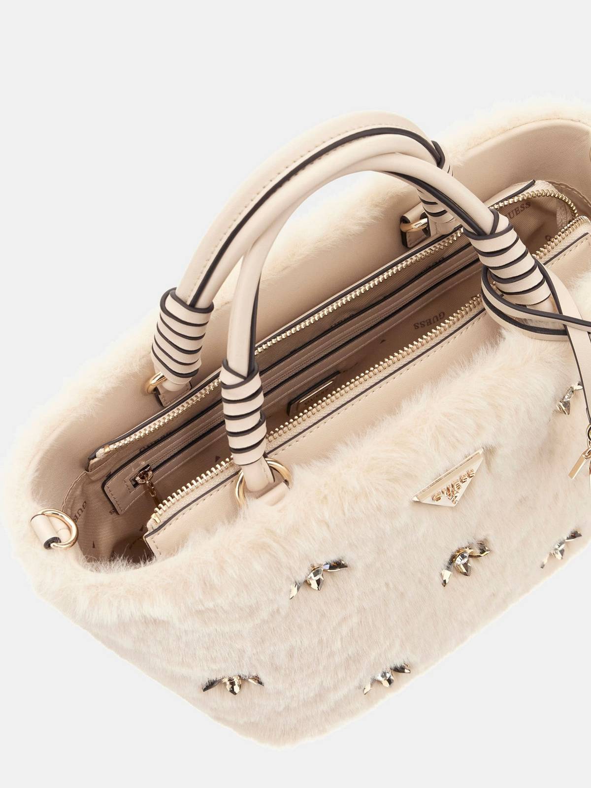 GUESS fourre-tout shaida Femme blanc Photo 3