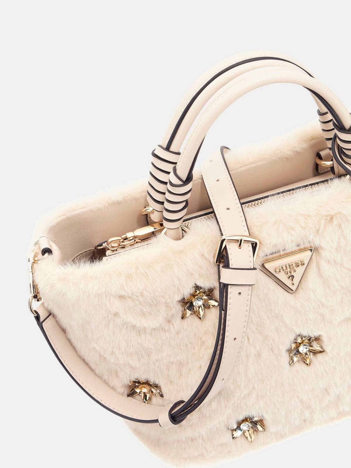 GUESS fourre-tout shaida Femme blanc Photo 4