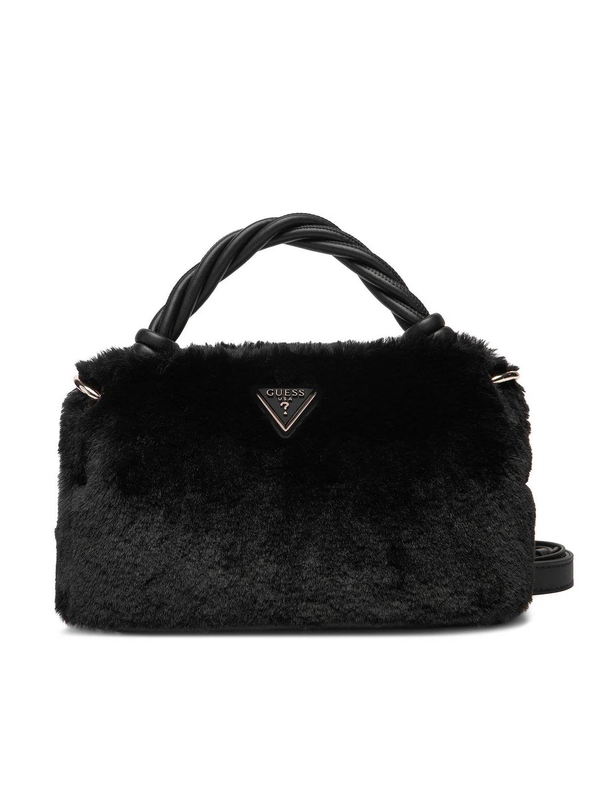 GUESS shaida top handle crossbody Femme noir