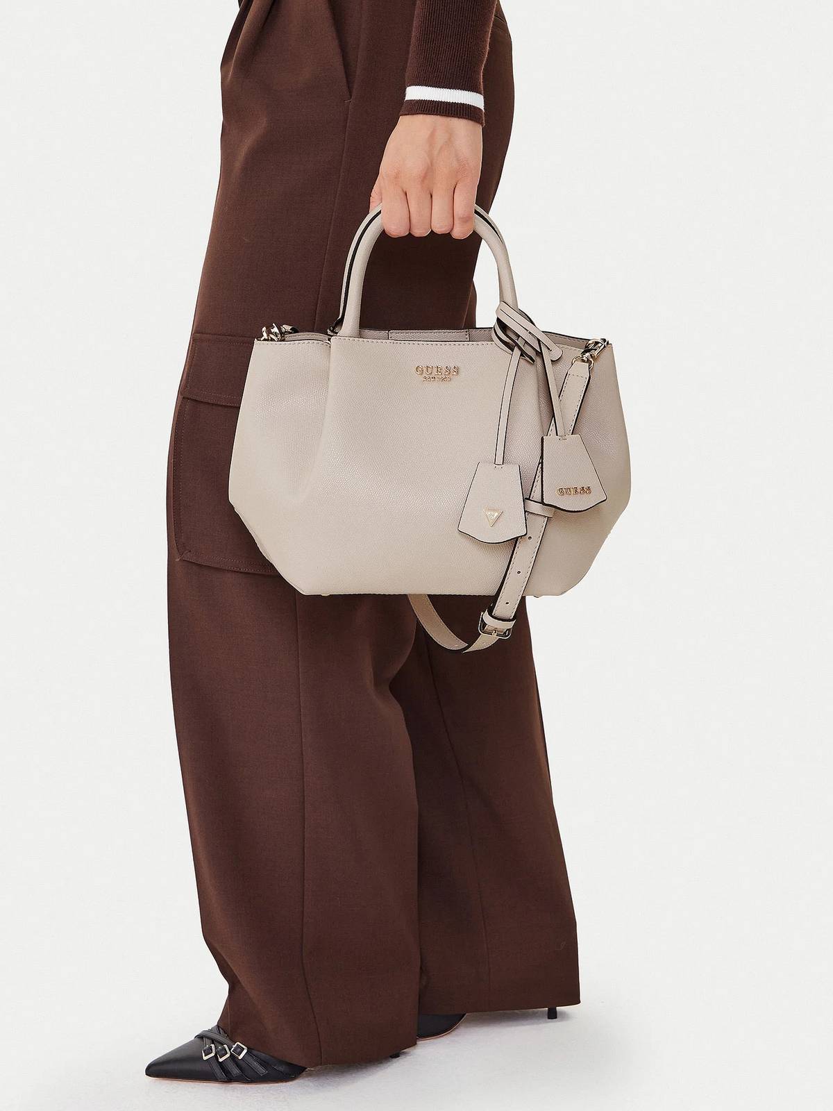 GUESS sacoche amorette Femme beige Photo 3