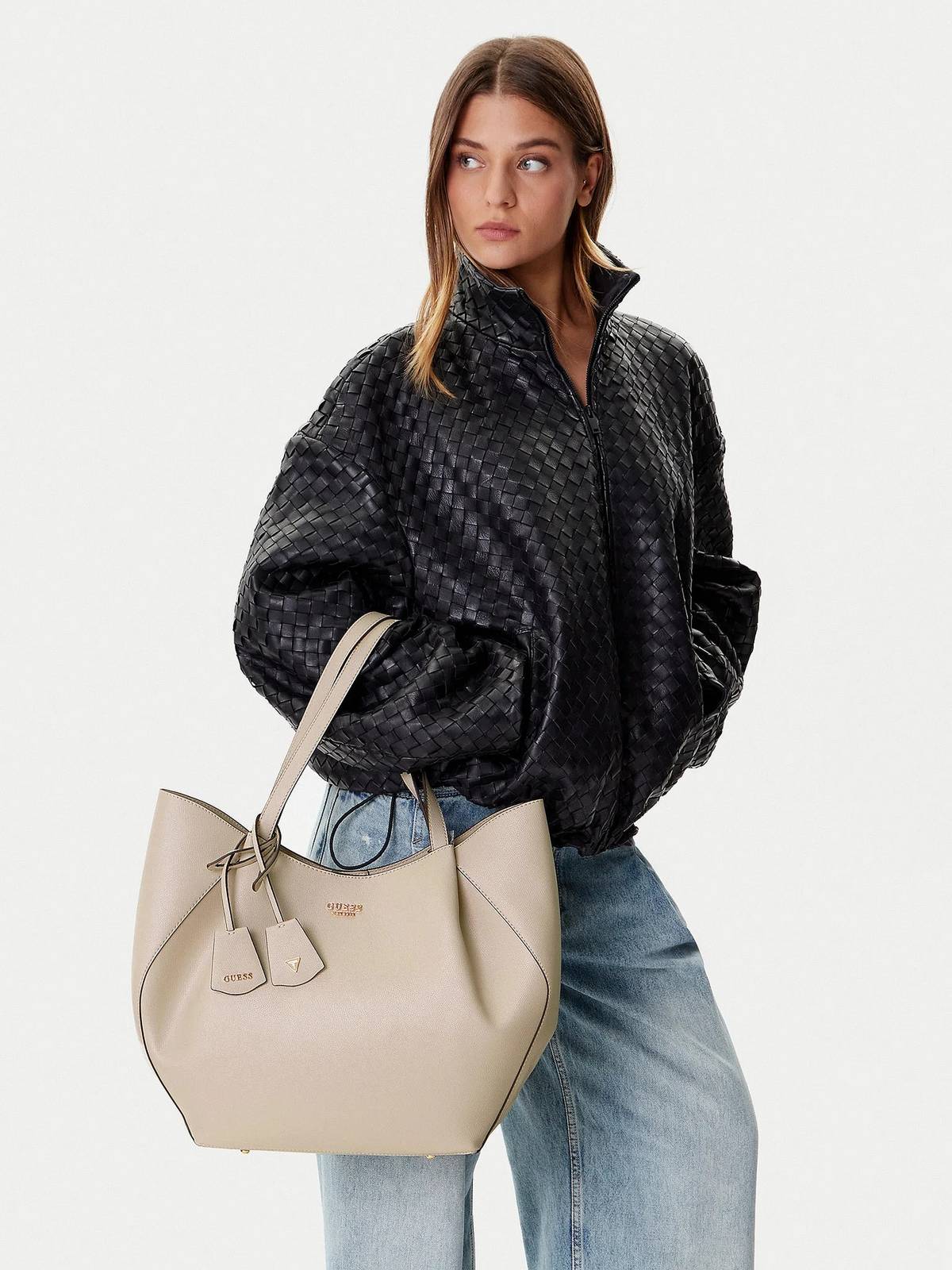 GUESS fourre-tout amorette Femme beige Photo 3