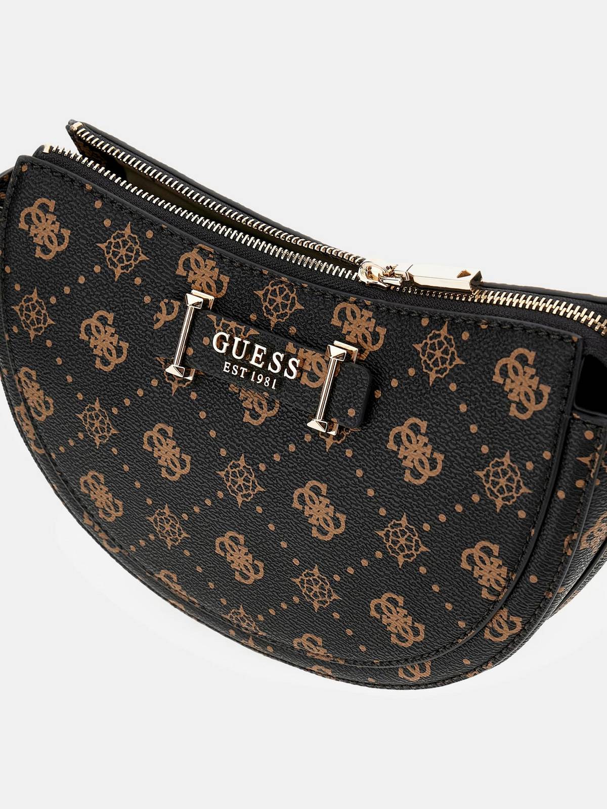 GUESS sac à bandoulière silia Femme brun marron Photo 3