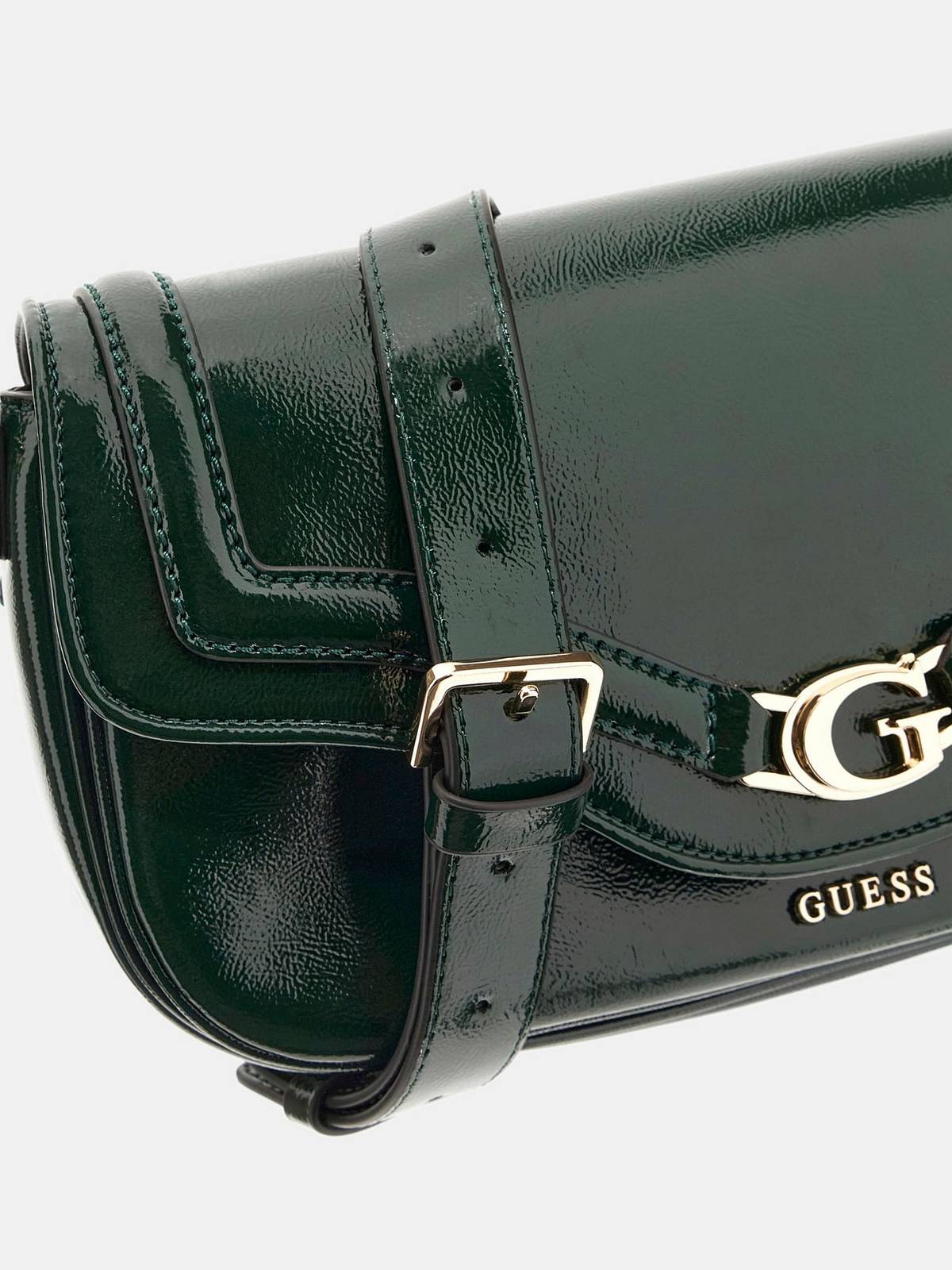 GUESS sac à bandoulière à rabat dea Femme vert Photo 4