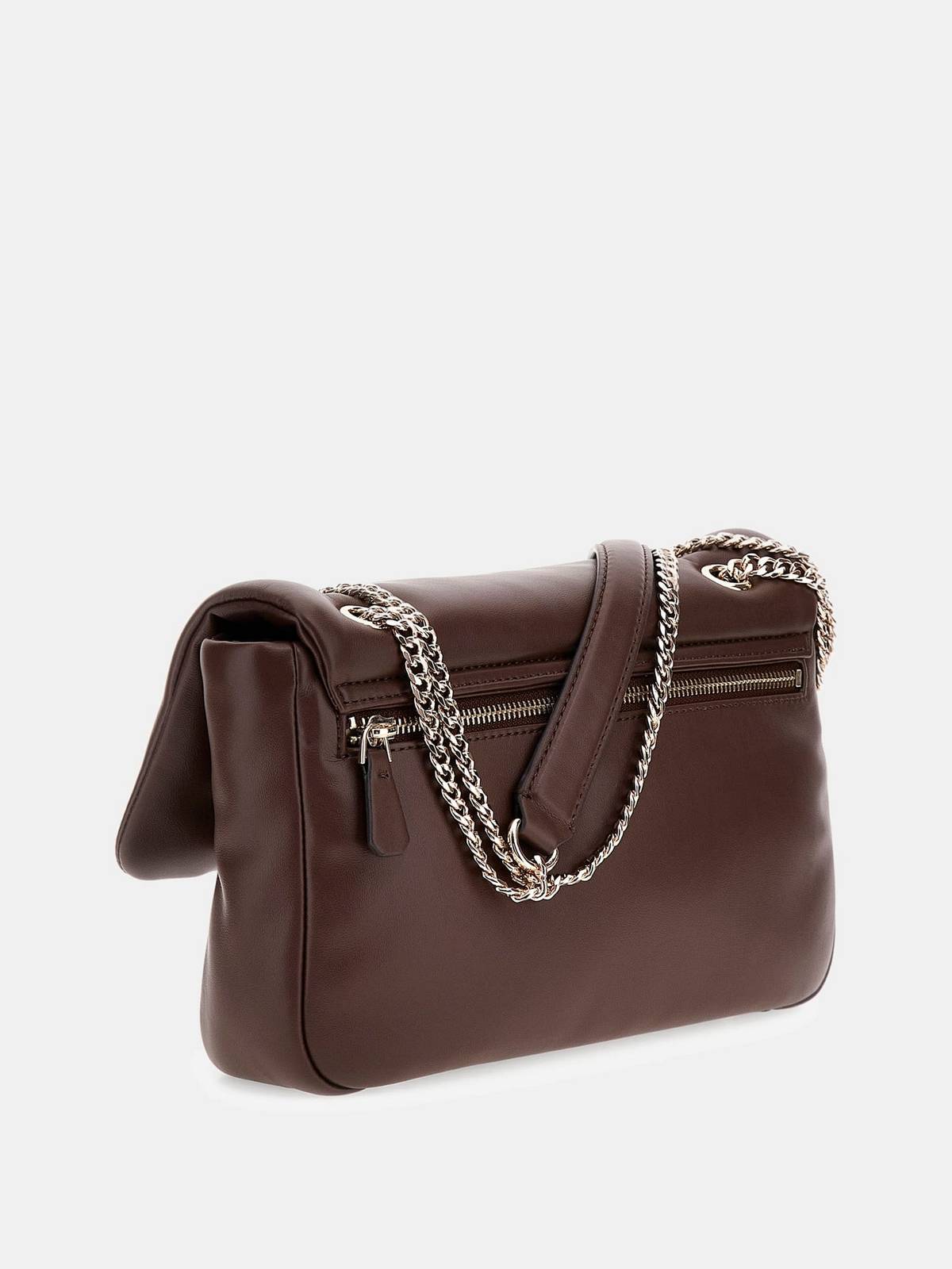 GUESS sunetra xbody flap Femme brun marron Photo 2