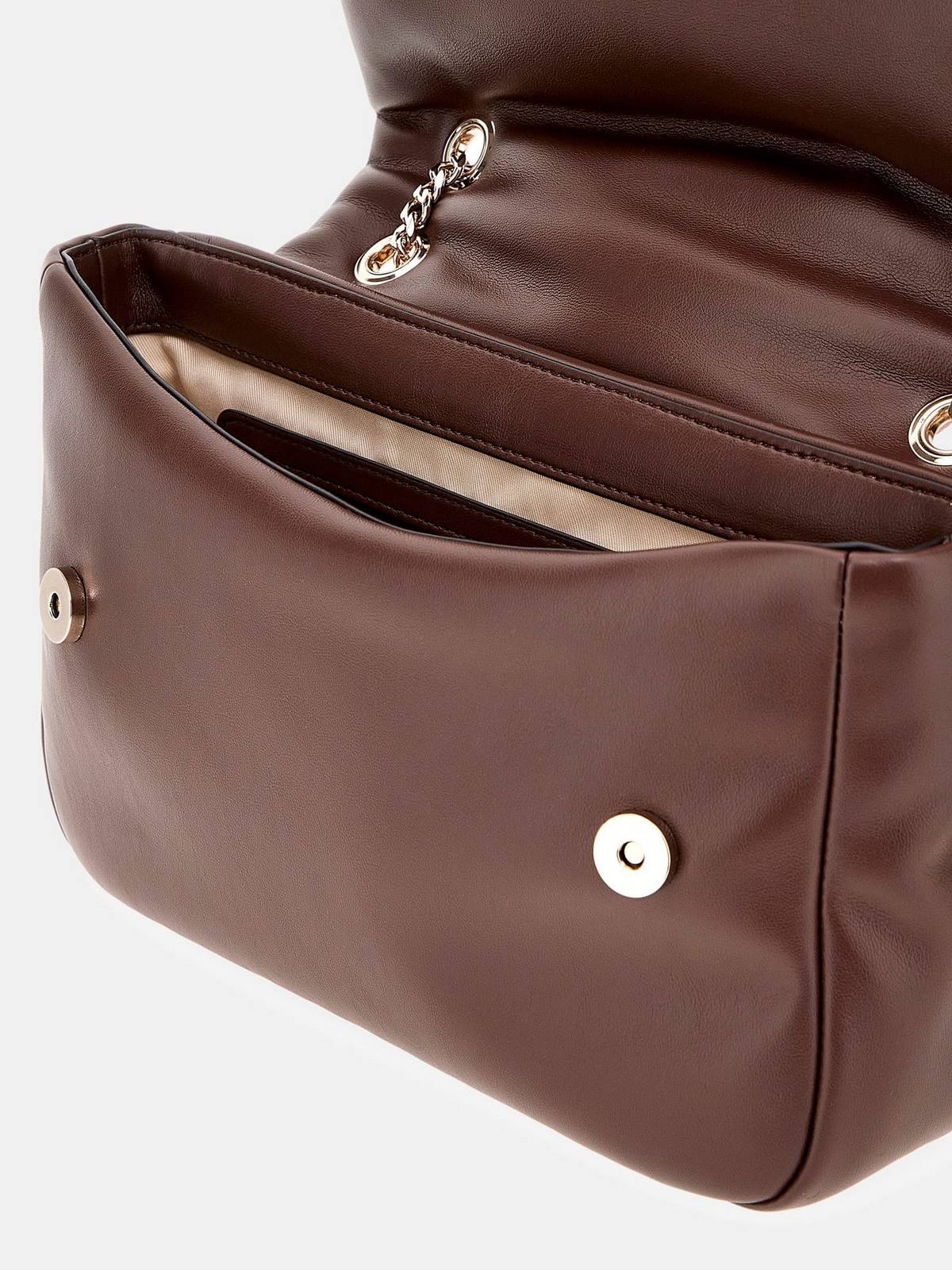 GUESS sunetra xbody flap Femme brun marron Photo 4