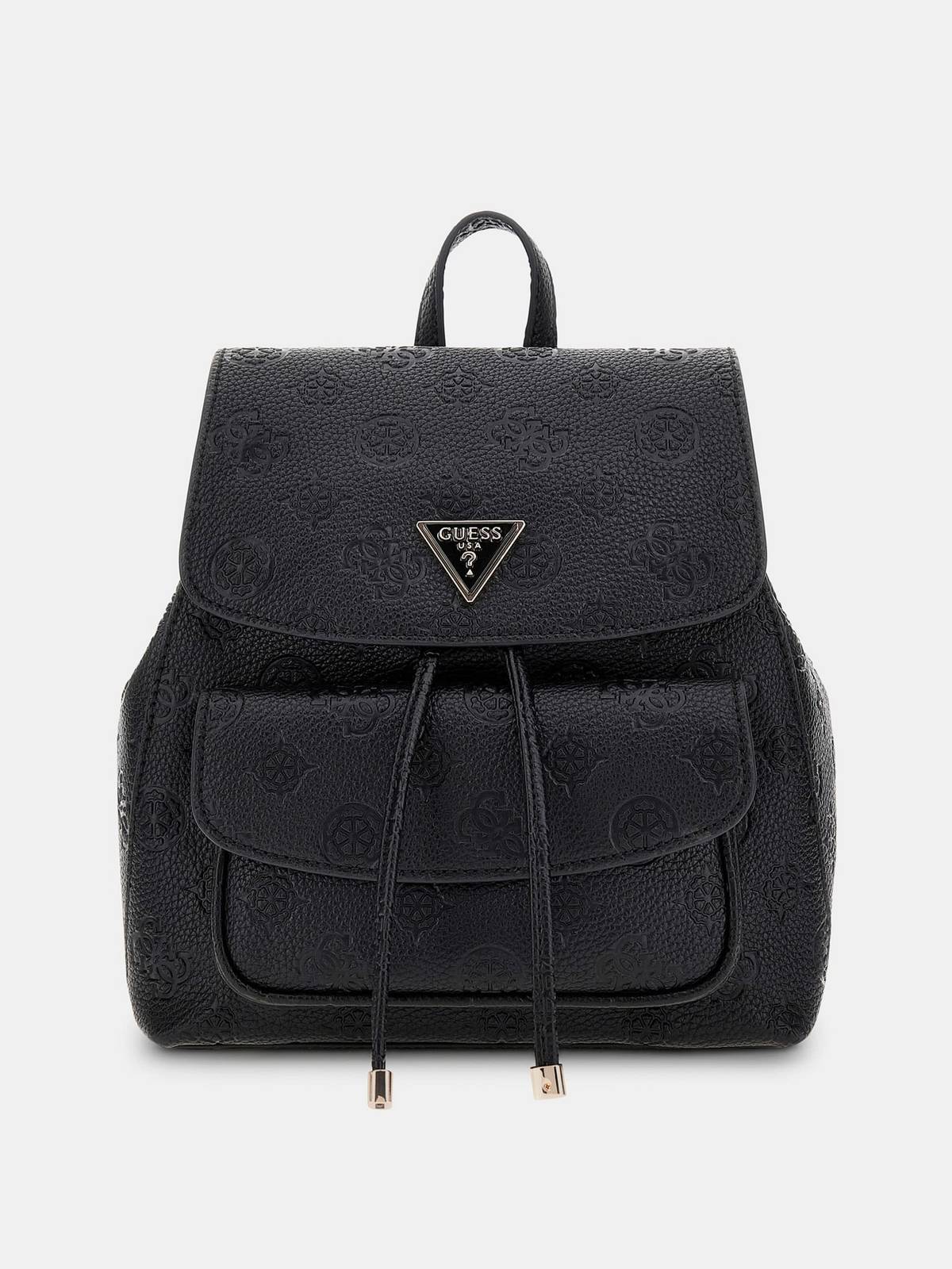GUESS sac à dos à rabat cresidia Femme noir