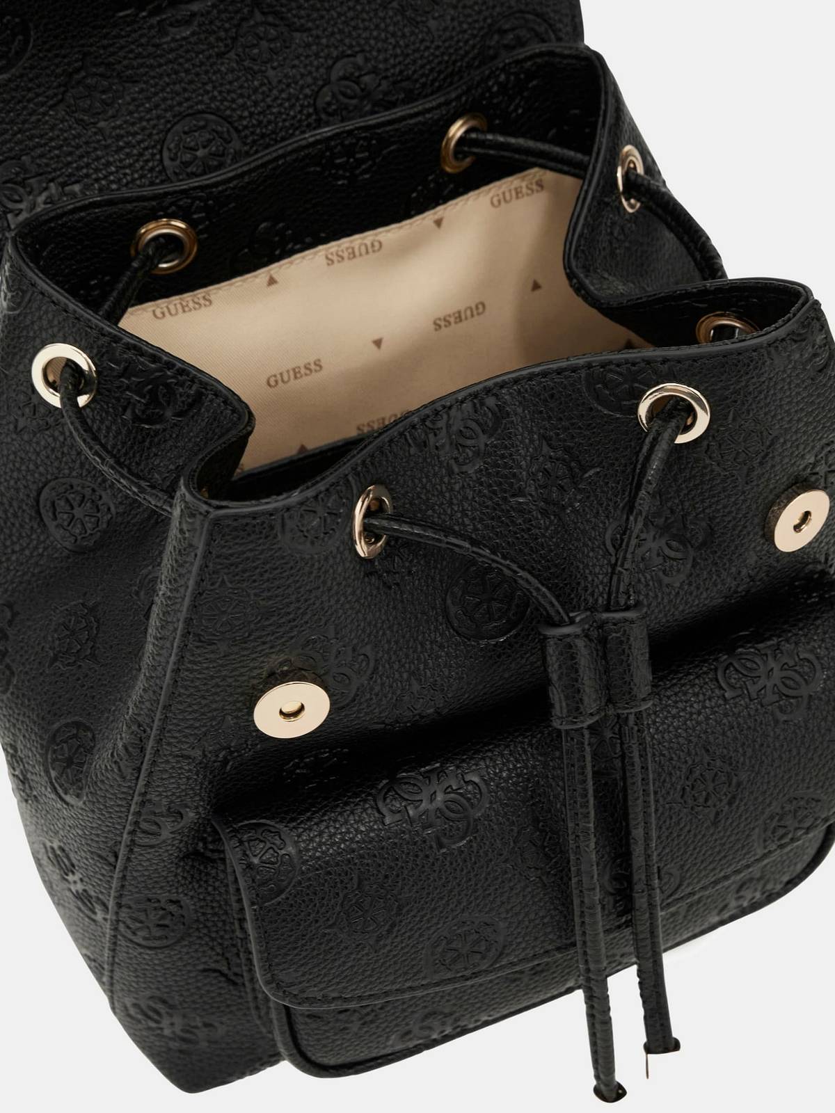 GUESS sac à dos à rabat cresidia Femme noir Photo 3