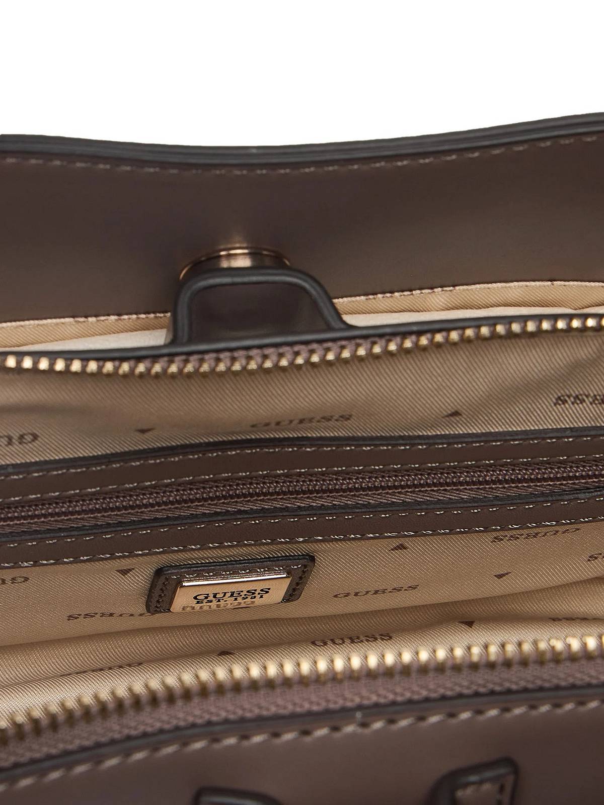 GUESS jane kleiner Schulranzen Damen beige Foto 3