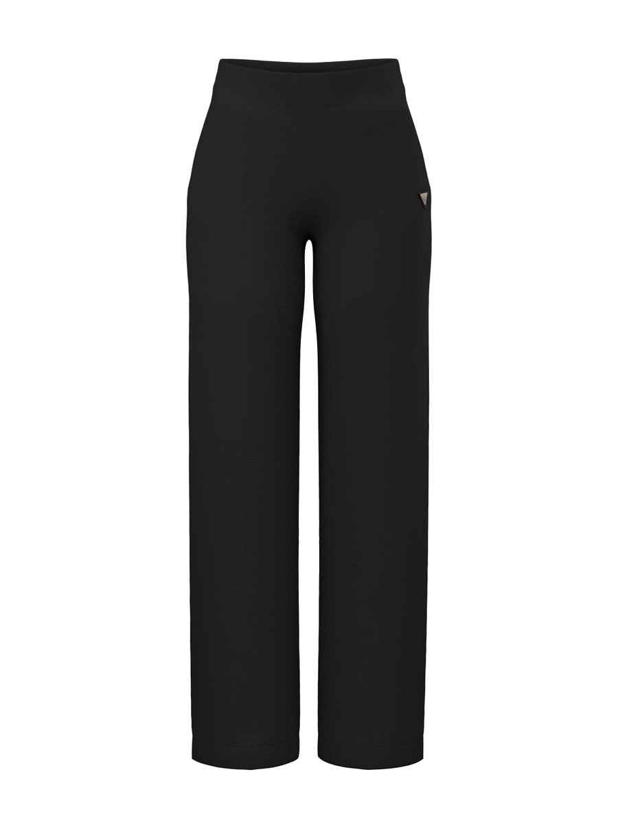 GUESS Pantalon droit Olympe Femme noir