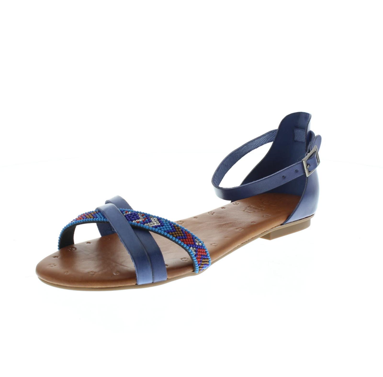 Porronet Blau - Damen Schuhe niedrige Sandalen