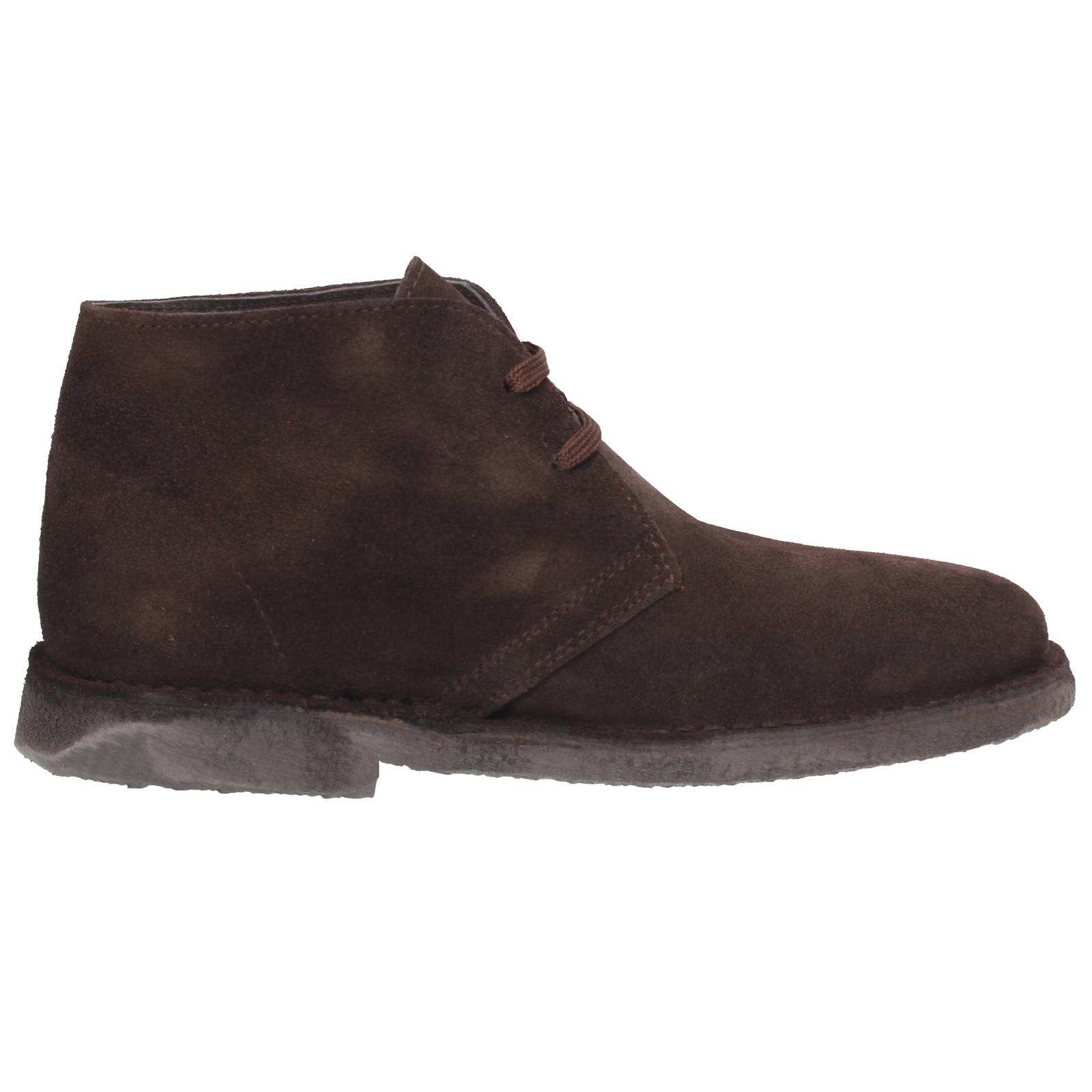 HERMANOS BENEDI S.L. Suede Ankle Boots Man dark brown Photo 2