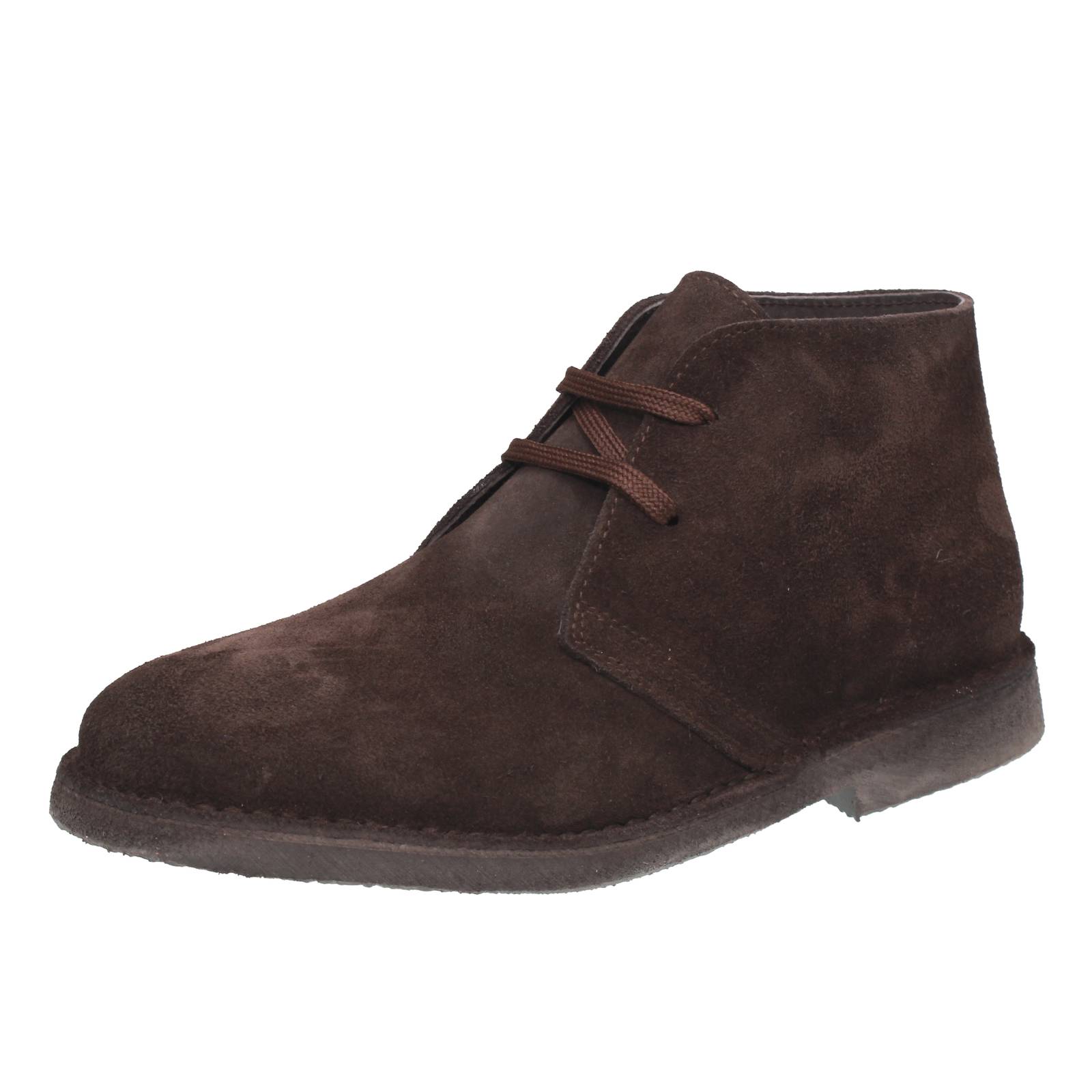 HERMANOS BENEDI S.L. Polacchini in Suede Uomo testa di moro Foto 1