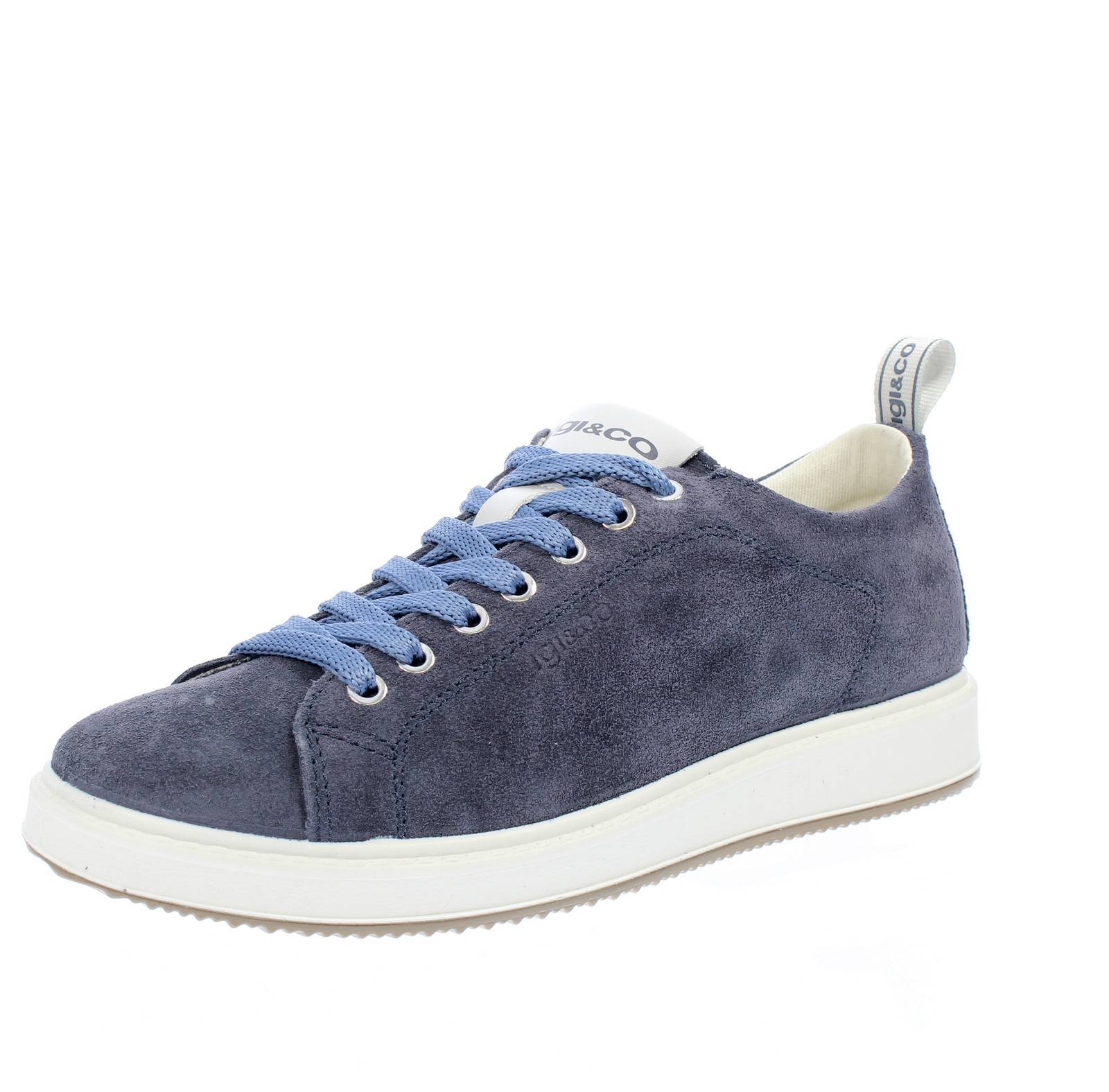 Igi & Co Santiago - Кроссовки Basse из замши синего цвета - Повседневные кроссовки Uomo Scarpe