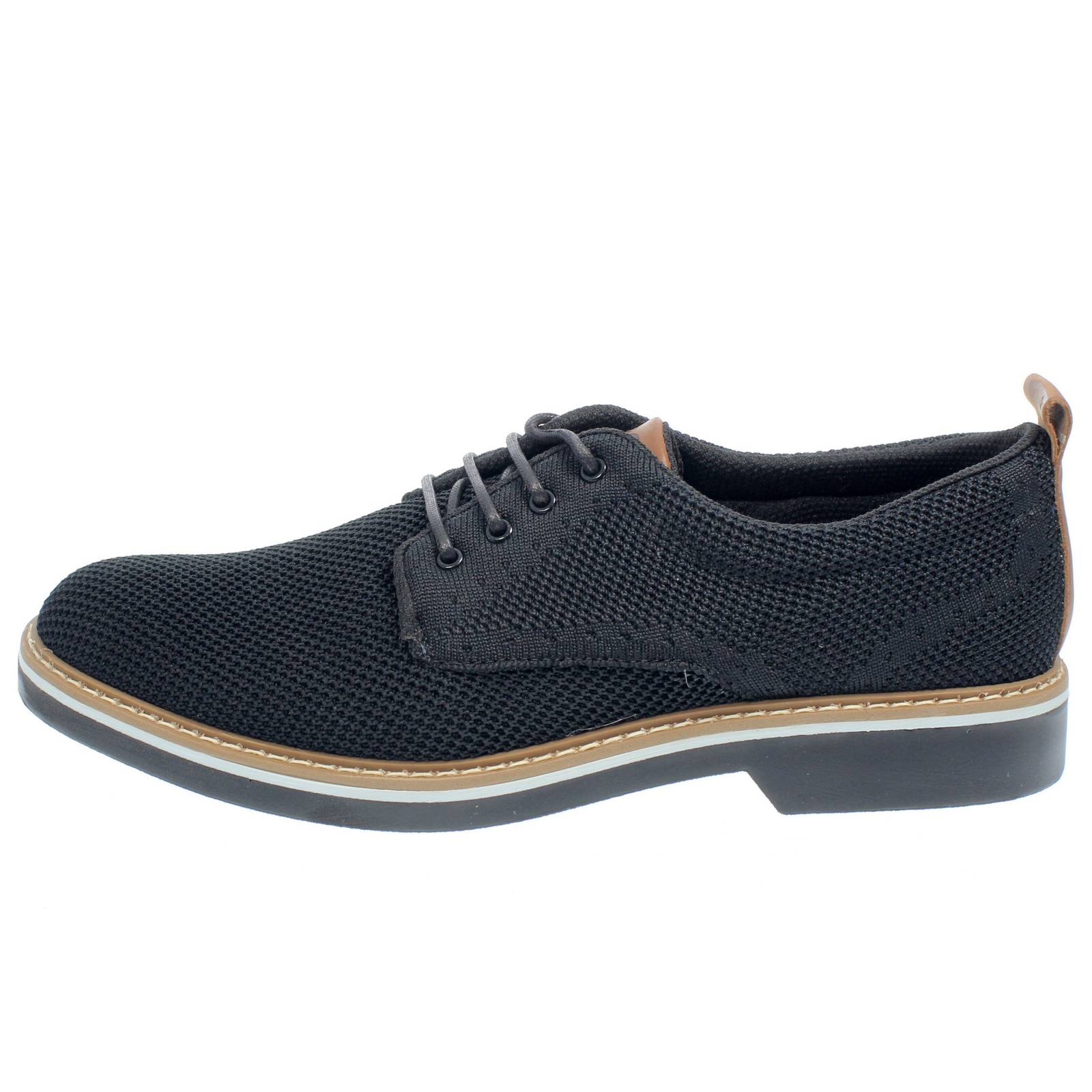 IGI &amp; CO Felipe - Chaussures à lacets légères en maille recyclée Homme noir Photo 3
