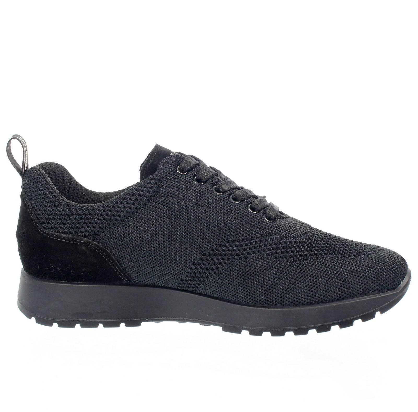 IGI &amp; CO Saro - Low Sneakers in Recycled Mesh. Man black Photo 2