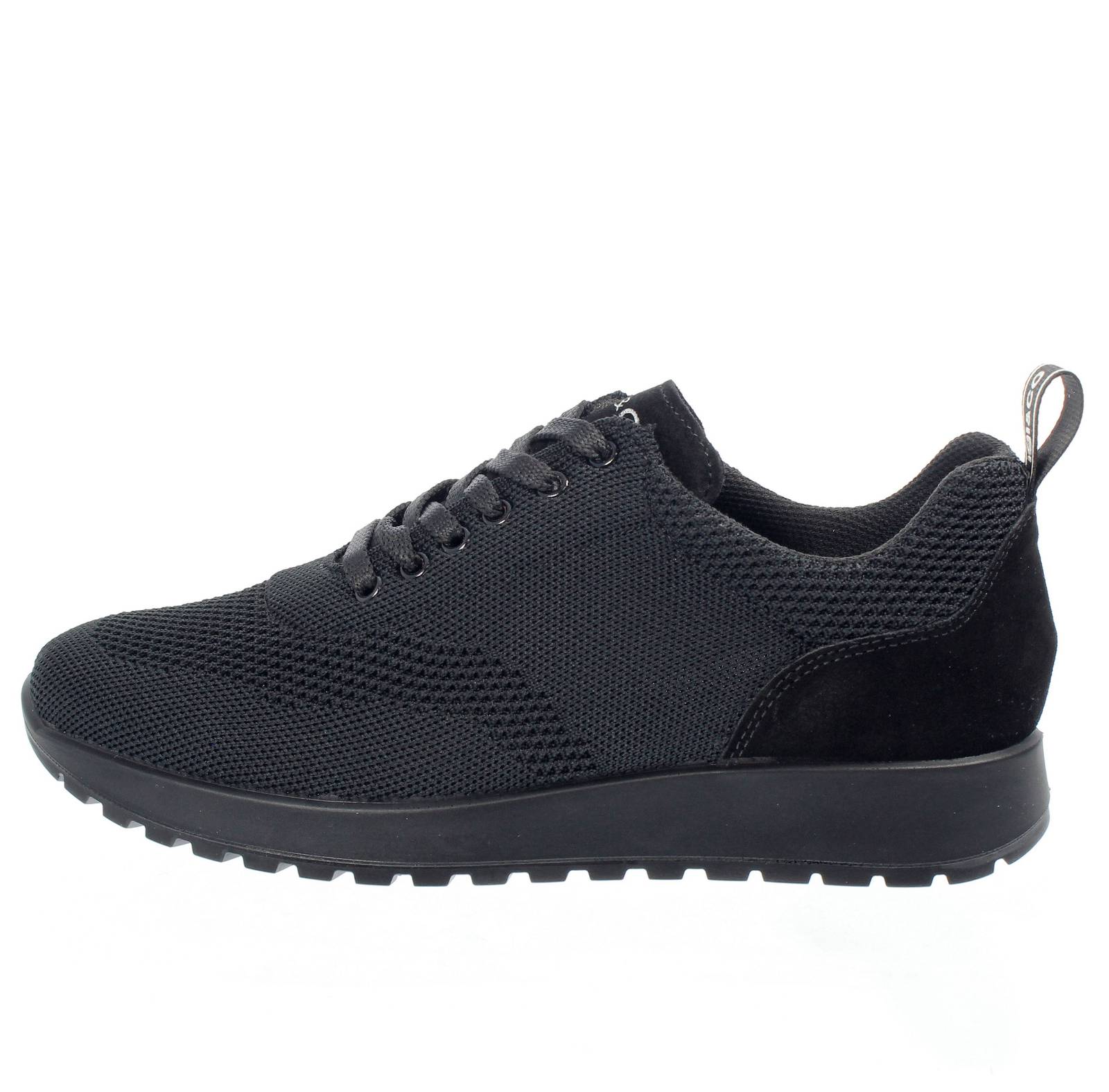IGI &amp; CO Saro - Low Sneakers in Recycled Mesh. Man black Photo 3
