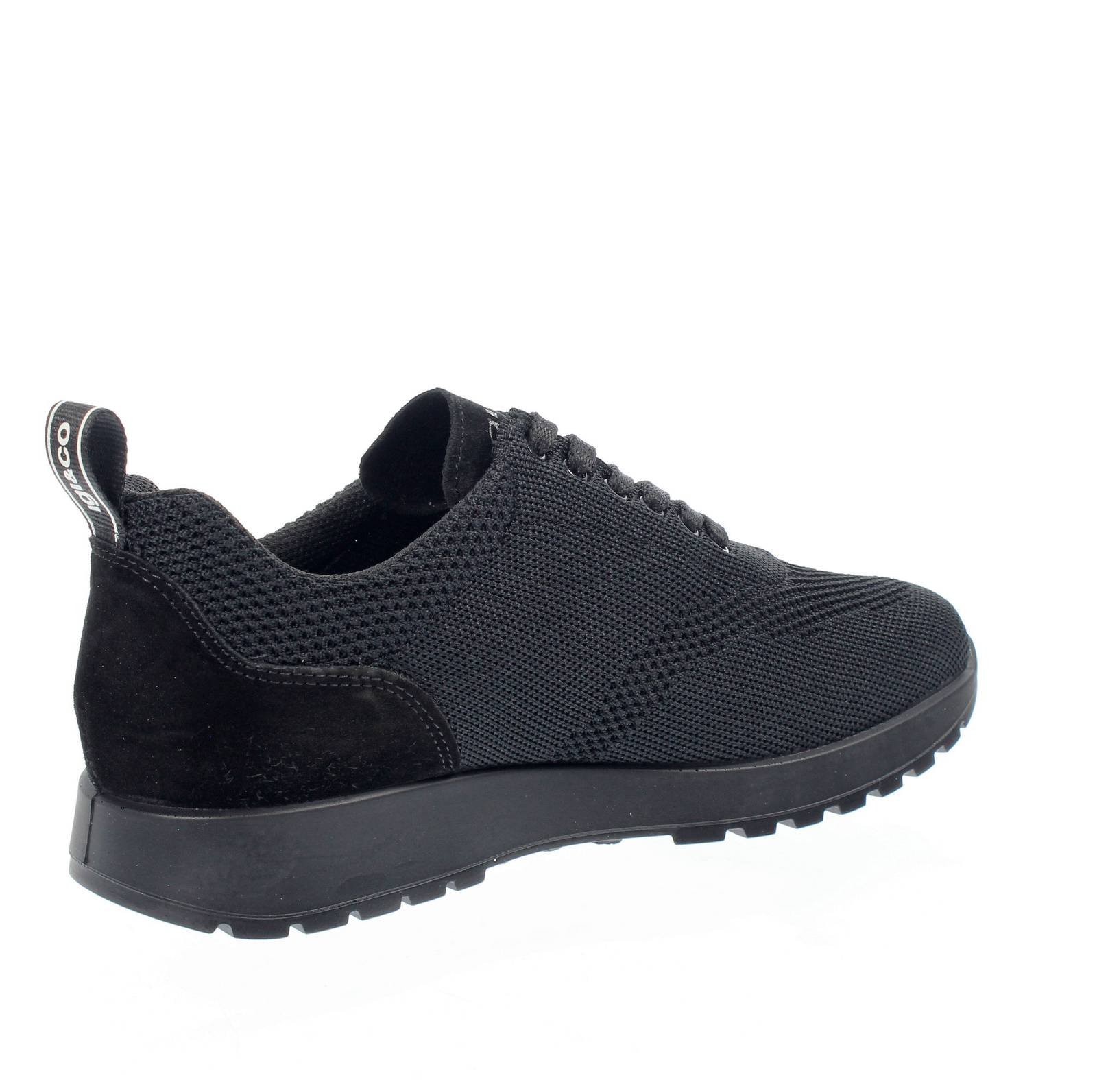 IGI &amp; CO Saro - Low Sneakers in Recycled Mesh. Man black Photo 4