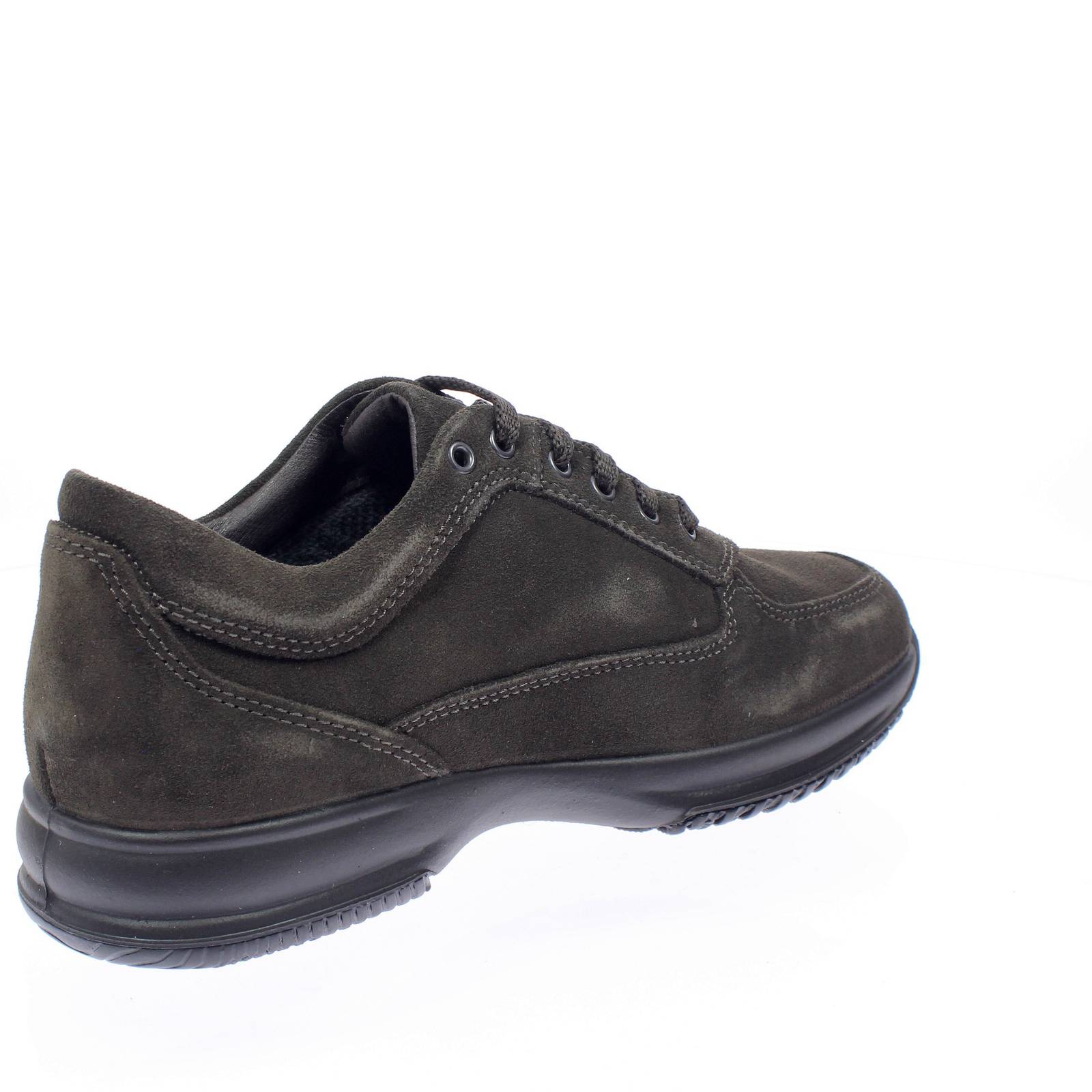 IGI &amp; CO Time - Suede Leather and GoreTex Sneakers Man dark brown Photo 4