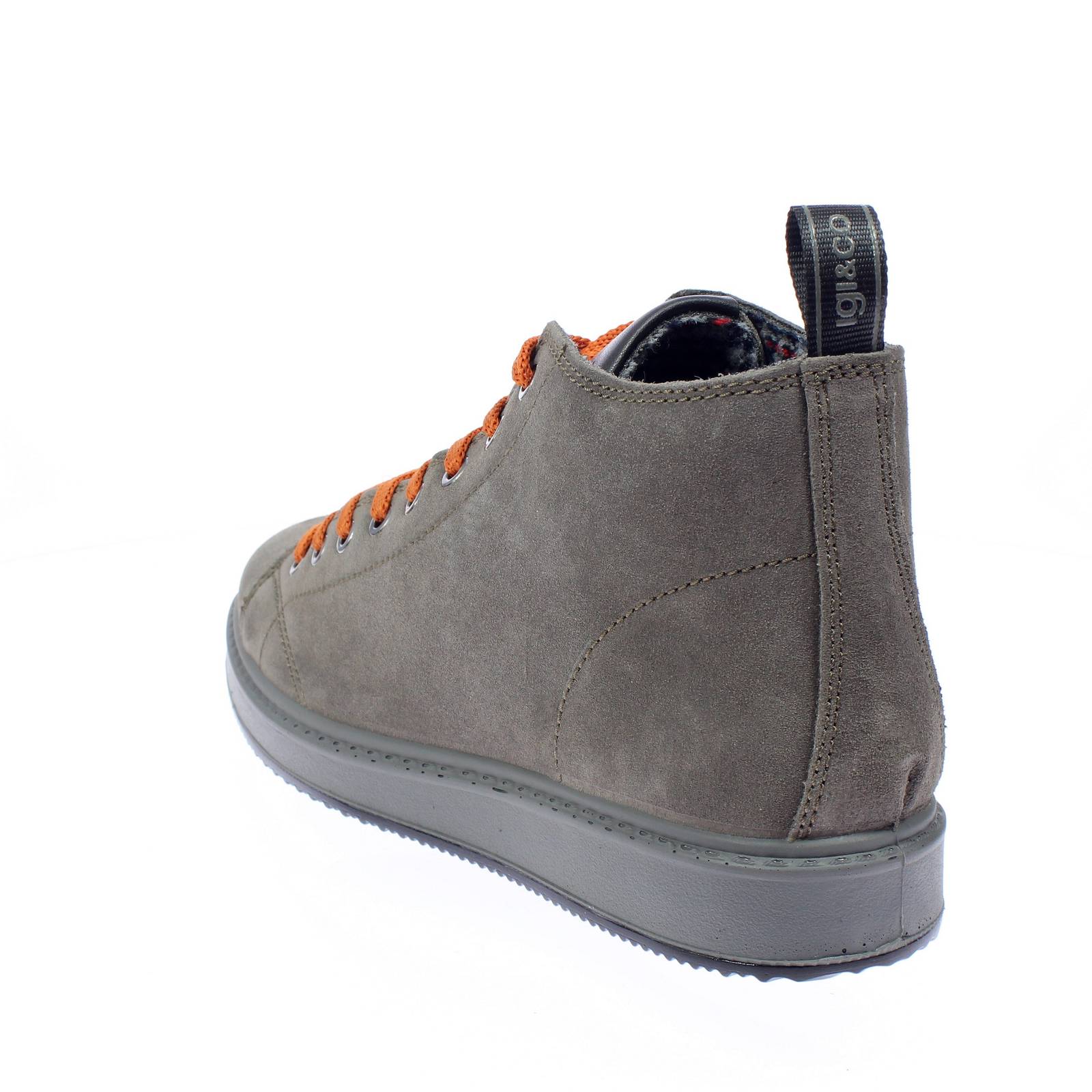 IGI &amp; CO Santiago - High Sneakers in Suede Man brown Photo 4