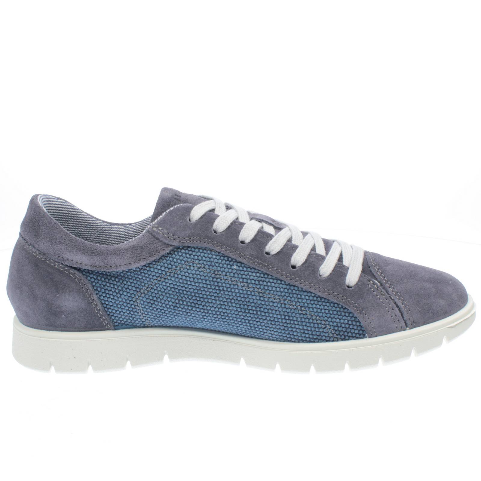 IGI &amp; CO Saxon - Low suede sneakers Man blue Photo 2