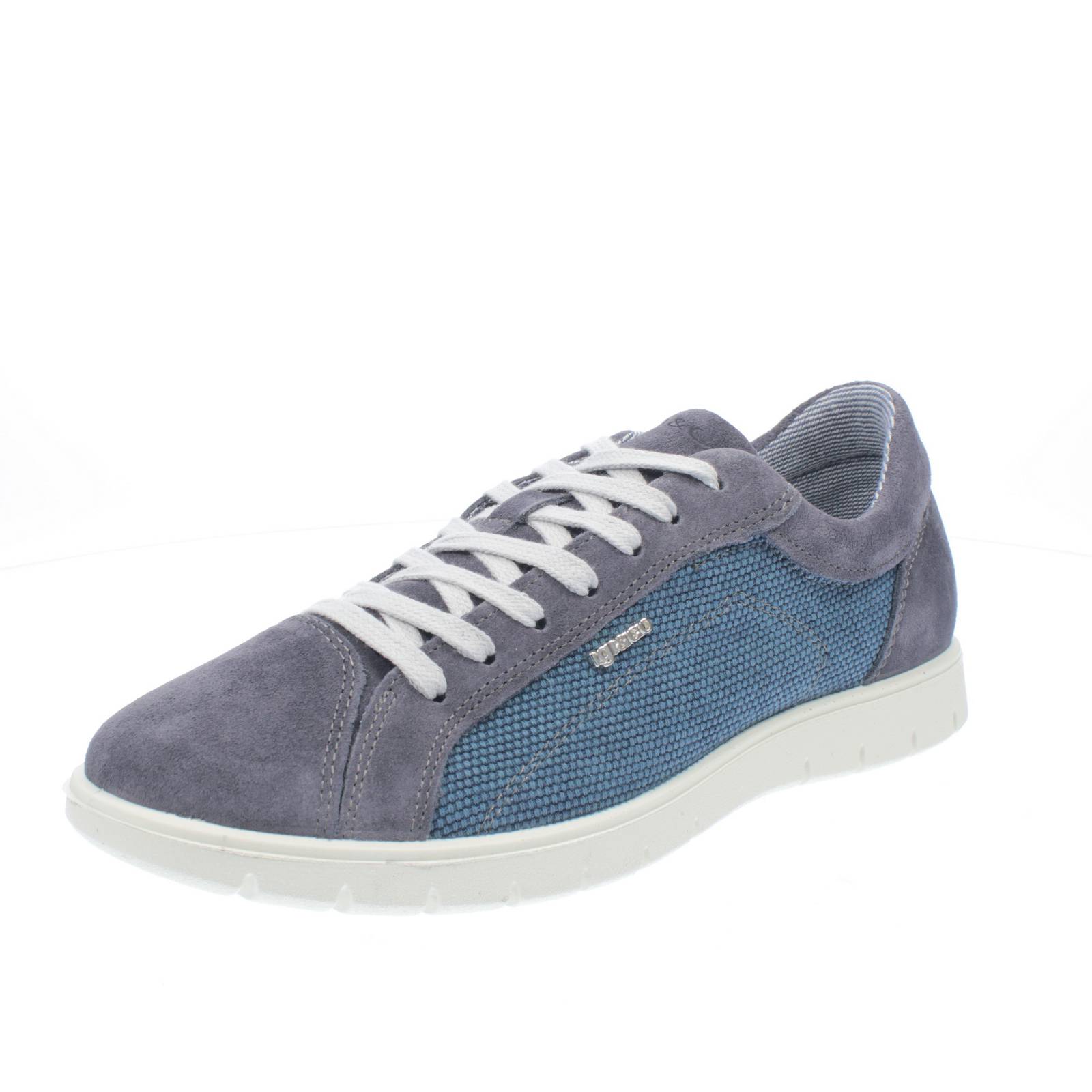 Igi - Co Saxon - Кроссовки Basse из замши синего цвета - Повседневные кроссовки Uomo Scarpe