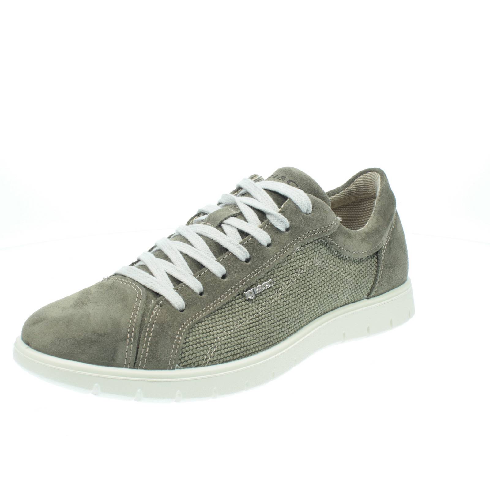 Igi - Co Saxon - Кроссовки Basse из зеленой замши - Повседневные кроссовки Uomo Scarpe