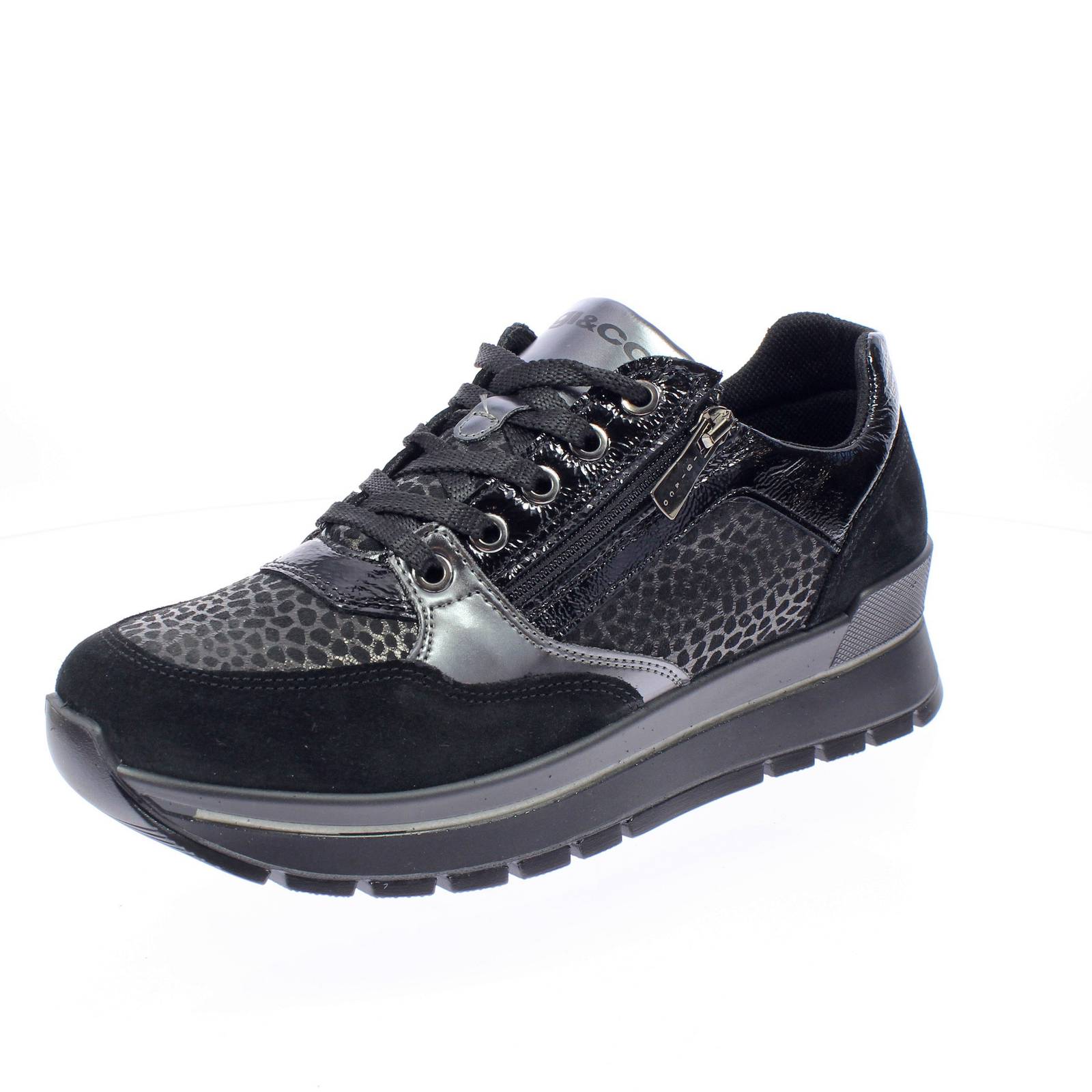 Igi & Co Anisia - Кроссовки Con Cerniera E Memory Foam Nero - Повседневная одежда от Donna Scarpe