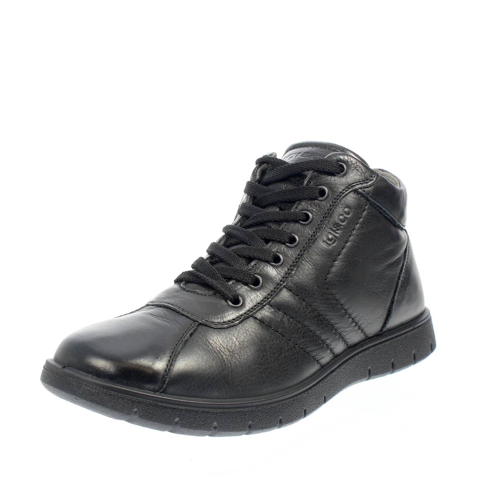Igi & Co Saxon - Кроссовки Alta In Pelle Vitello Nero - Кроссовки Uomo Scarpe