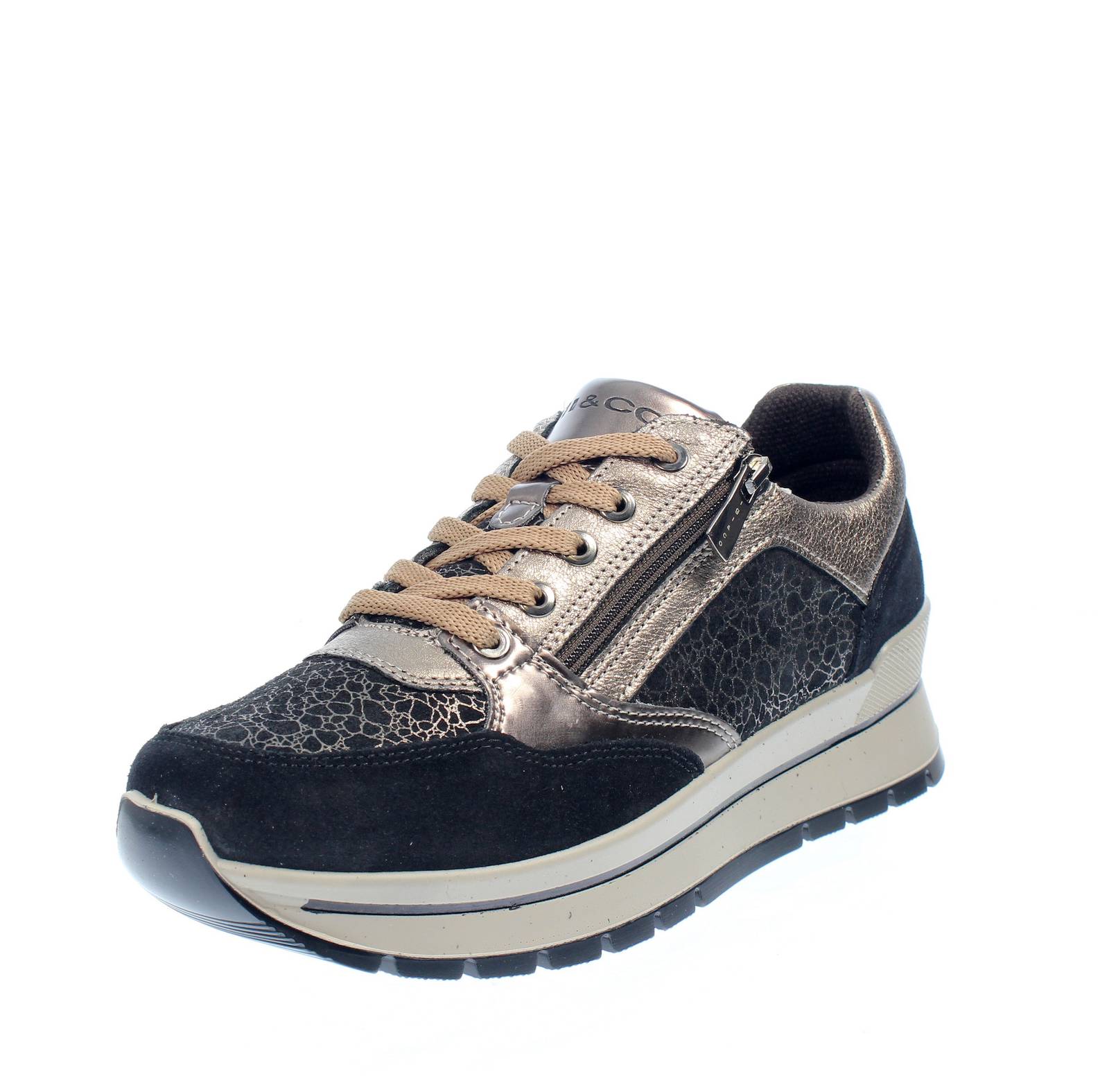 Igi - Co Anika - Sneakers Con Suola Rialzata Bronzo - Donna Scarpe Sneakers 15790₽
