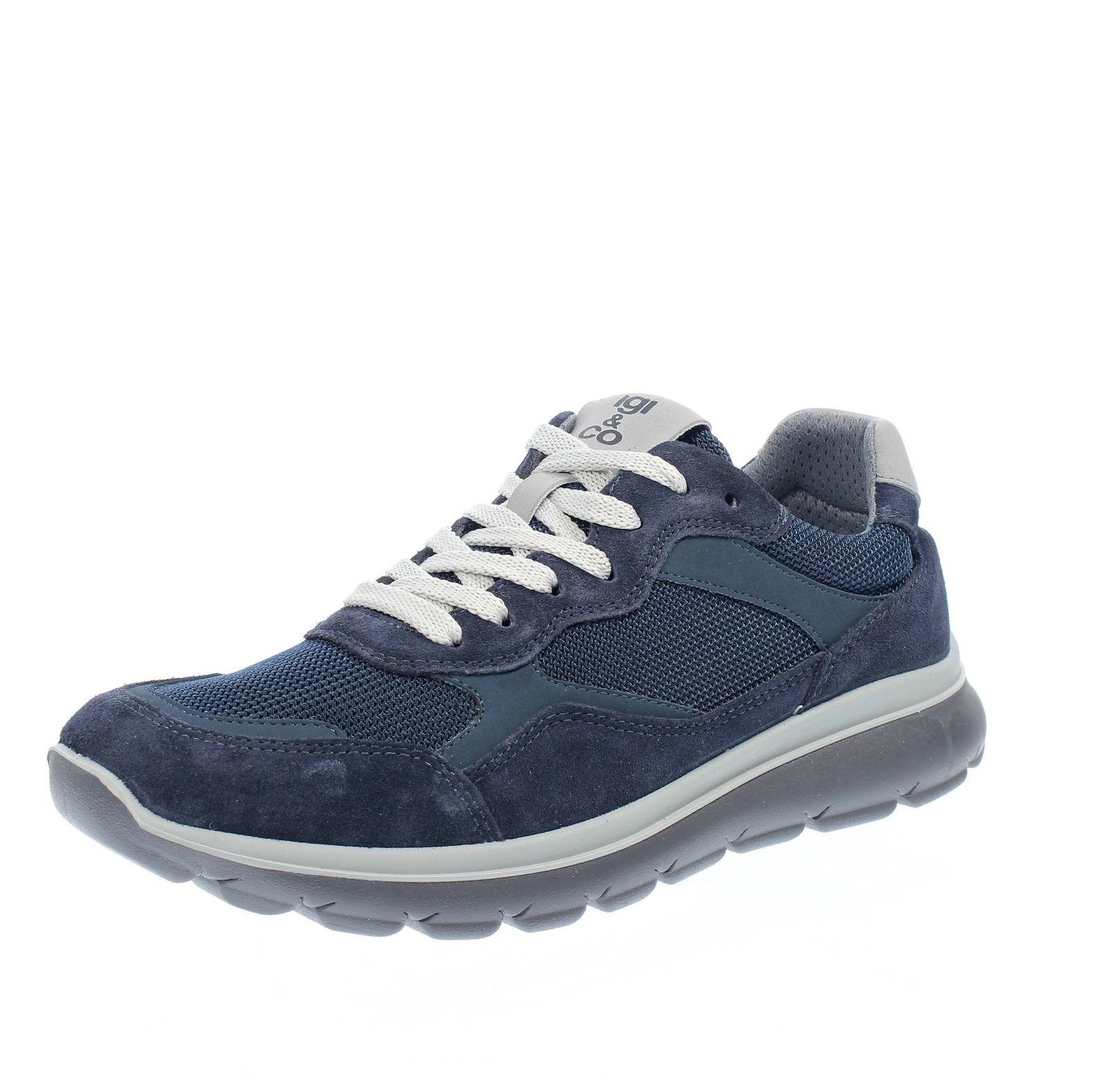 Igi & Co Ernest - Кроссовки из замши E Tessuto Blu - Повседневные кроссовки Uomo Scarpe