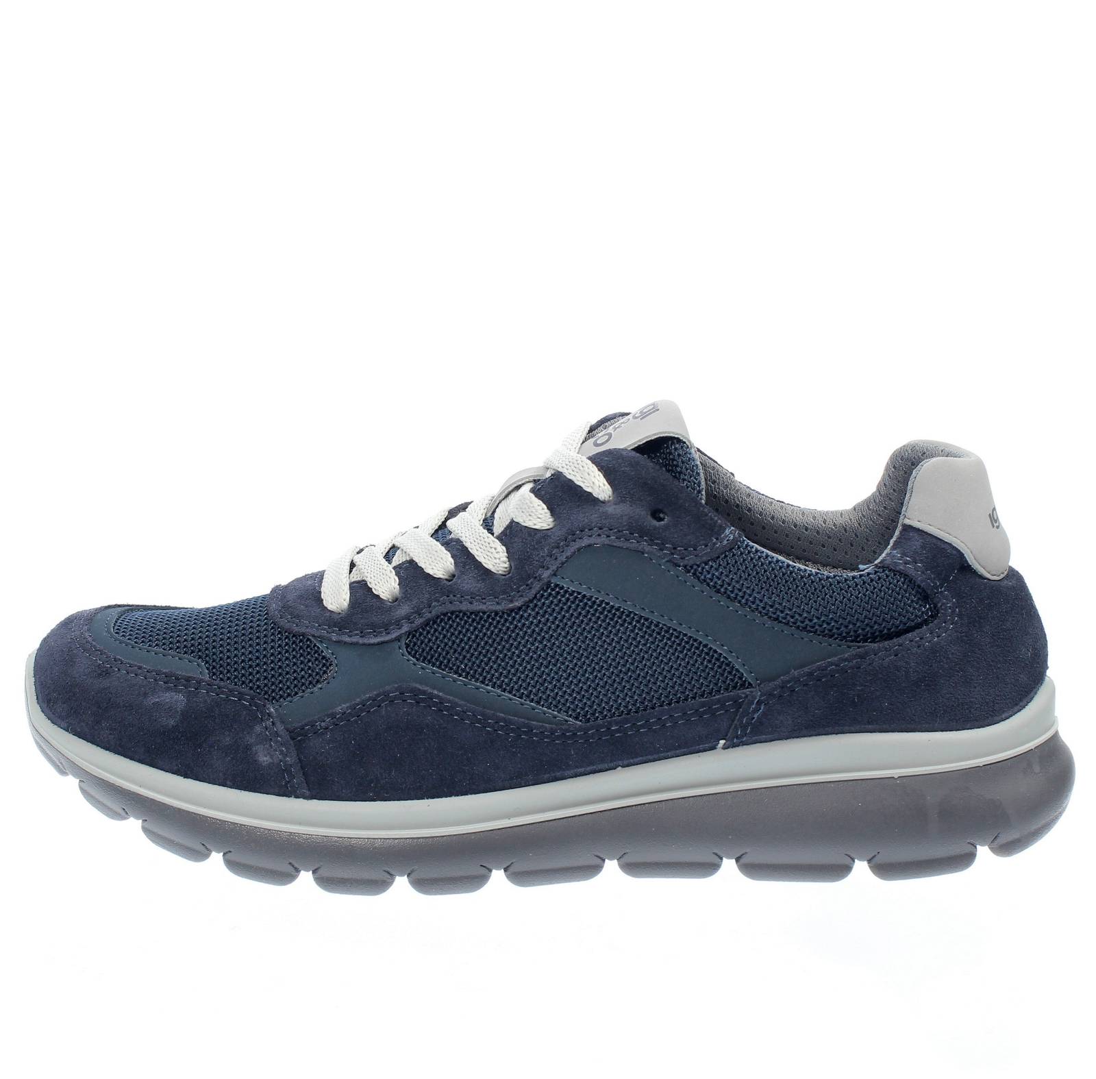 IGI &amp; CO Ernest - Sneakers in Suede and Fabric Man blue Photo 3