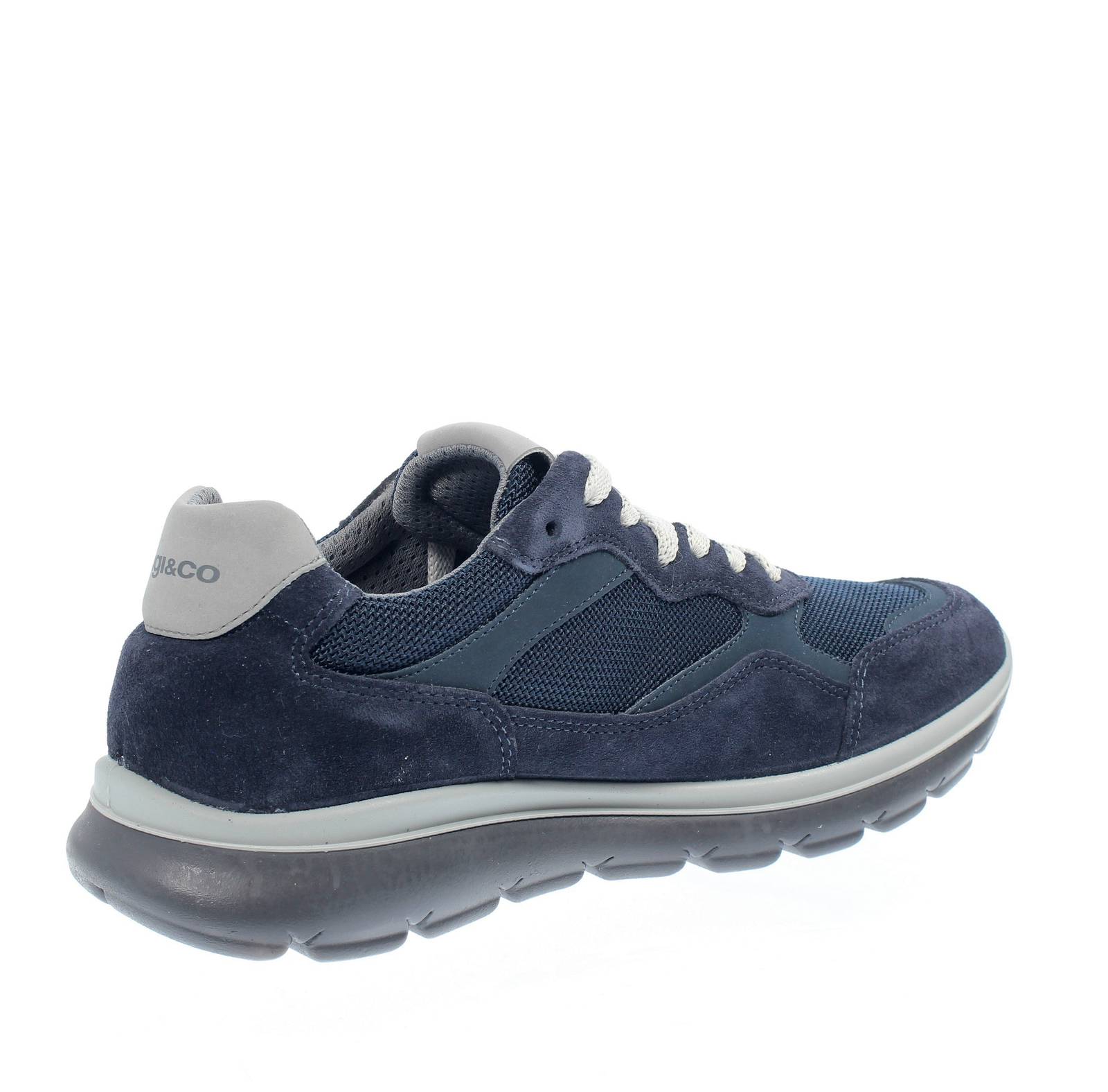 IGI &amp; CO Ernest - Sneakers in Suede and Fabric Man blue Photo 4