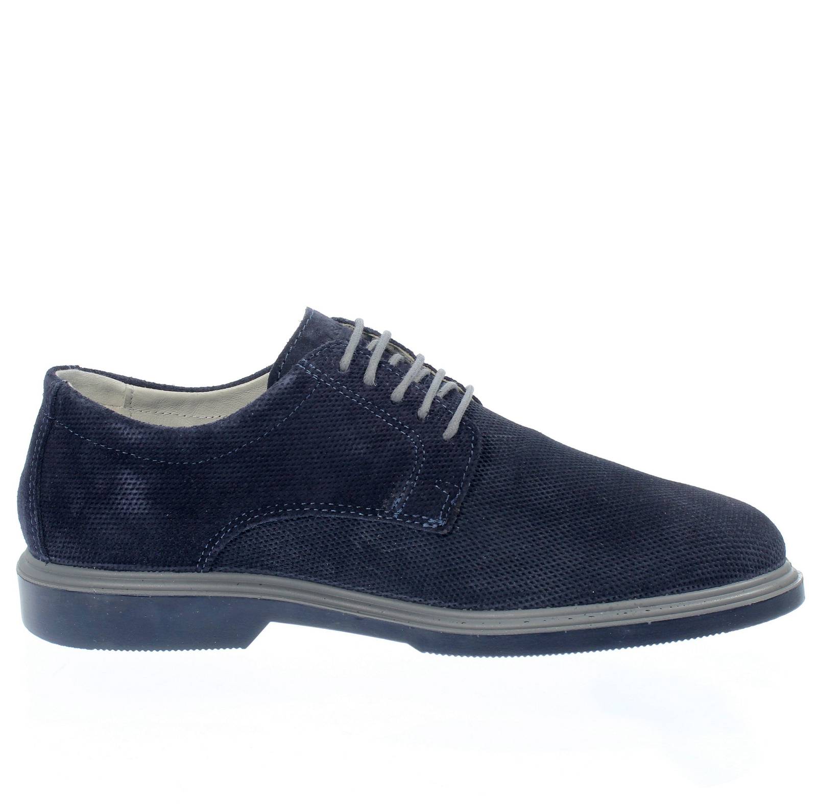IGI &amp; CO Garret - Chaussures à lacets en cuir Homme bleu Photo 2