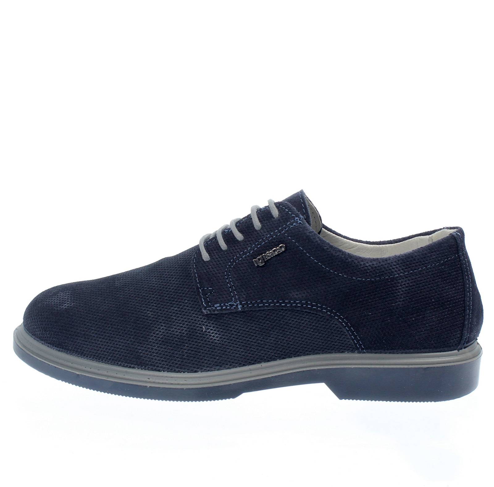 IGI &amp; CO Garret - Chaussures à lacets en cuir Homme bleu Photo 3
