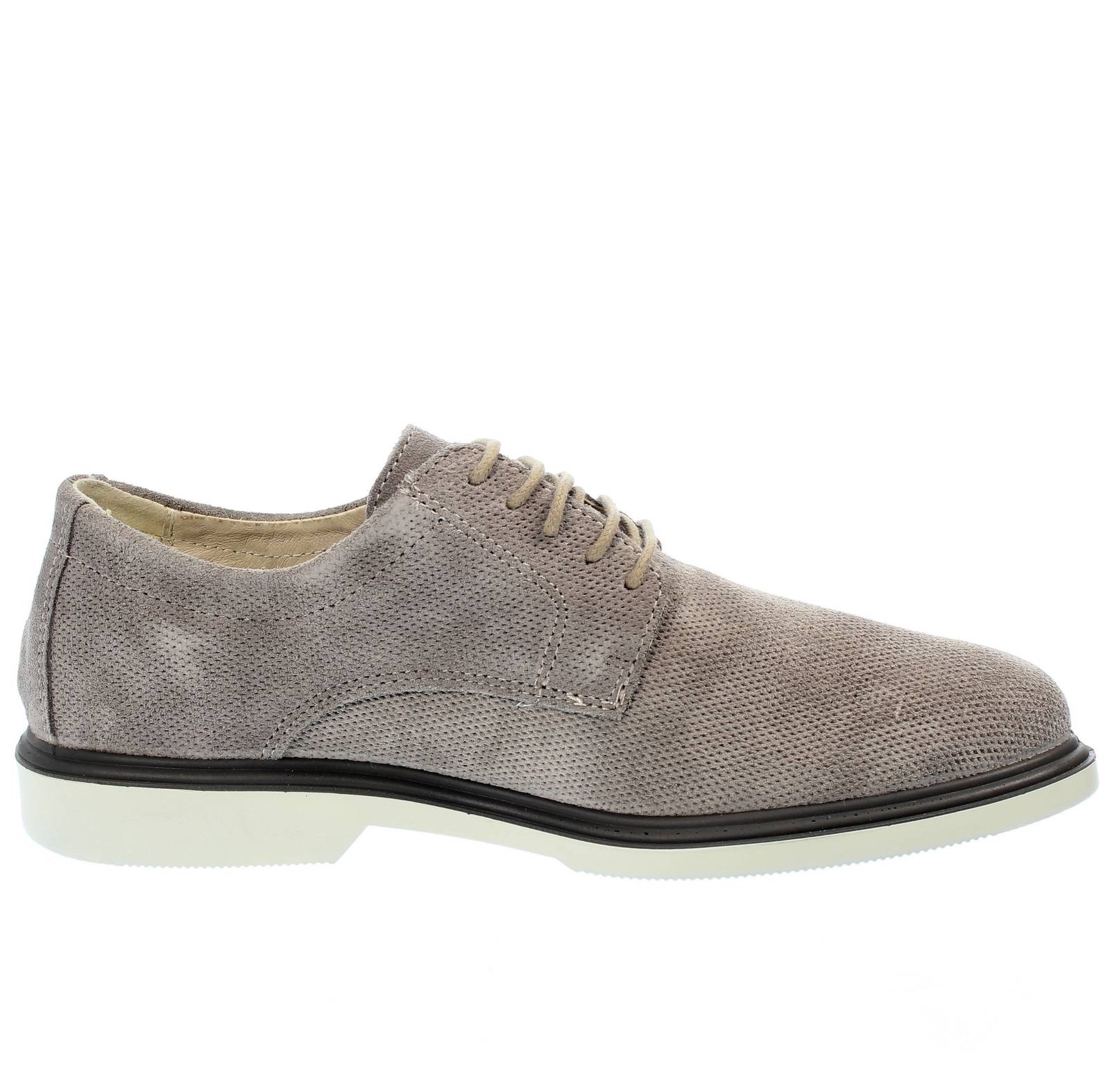 IGI &amp; CO Garret - Chaussures à lacets en cuir Homme gris Photo 2