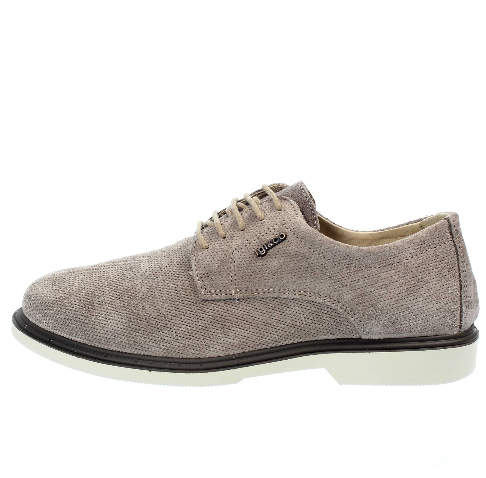 IGI &amp; CO Garret - Chaussures à lacets en cuir Homme gris Photo 3