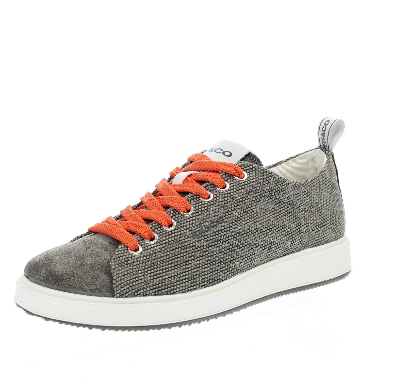 IGI &amp; CO Santiago - Sneakers basse in canvas Uomo verde Foto 1