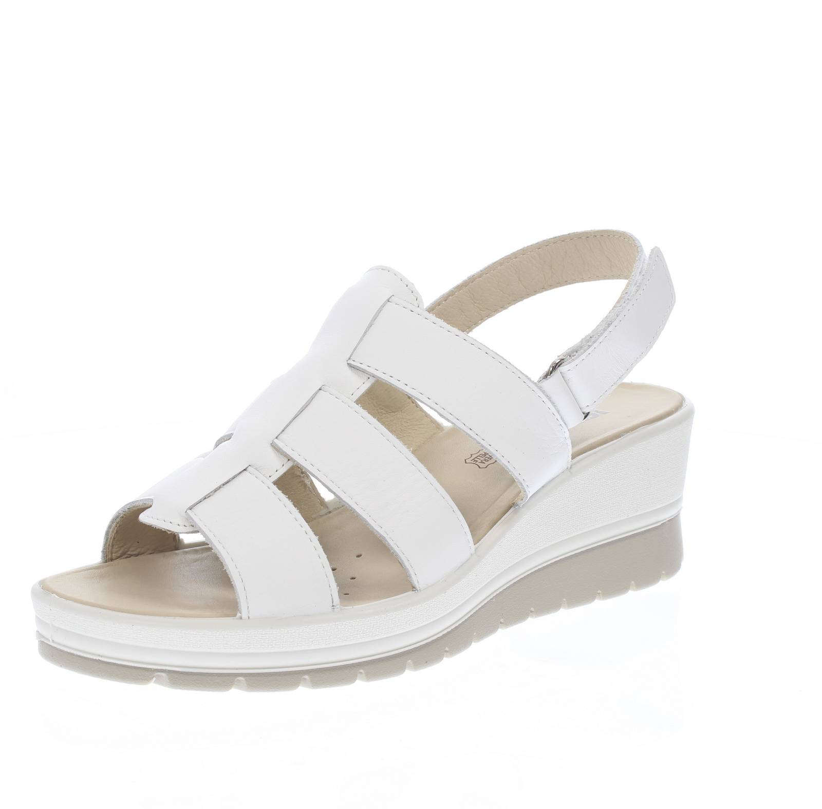 IGI & CO Claire - Keilsandalen aus Leder Damen weiß
