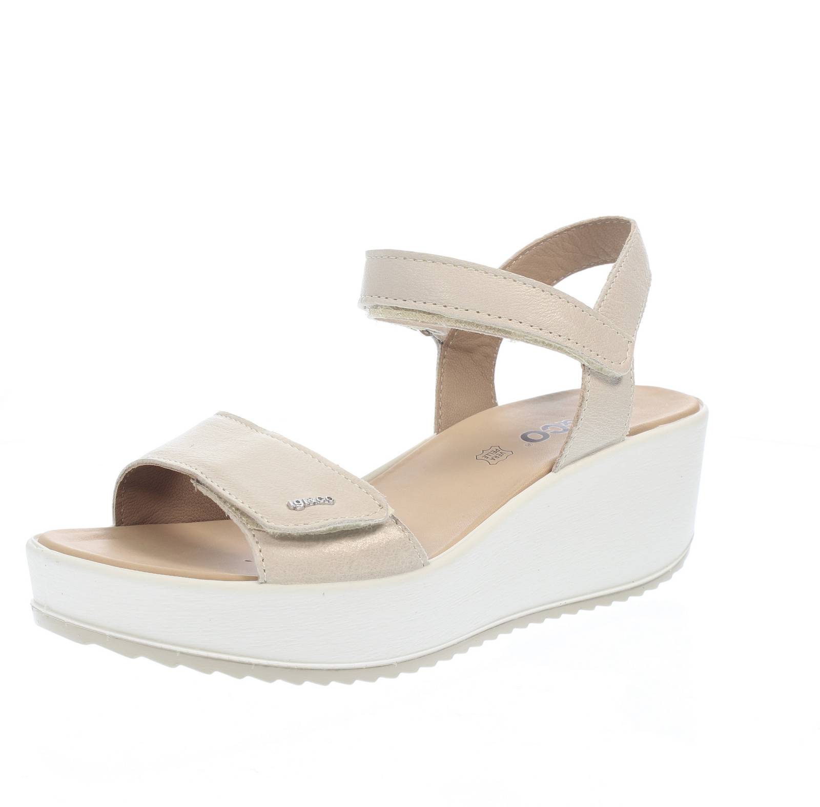Igi & Co Candy - Sandali Plateau In Pelle Bianco - Taglia 38 [23.5cm] Scarpe