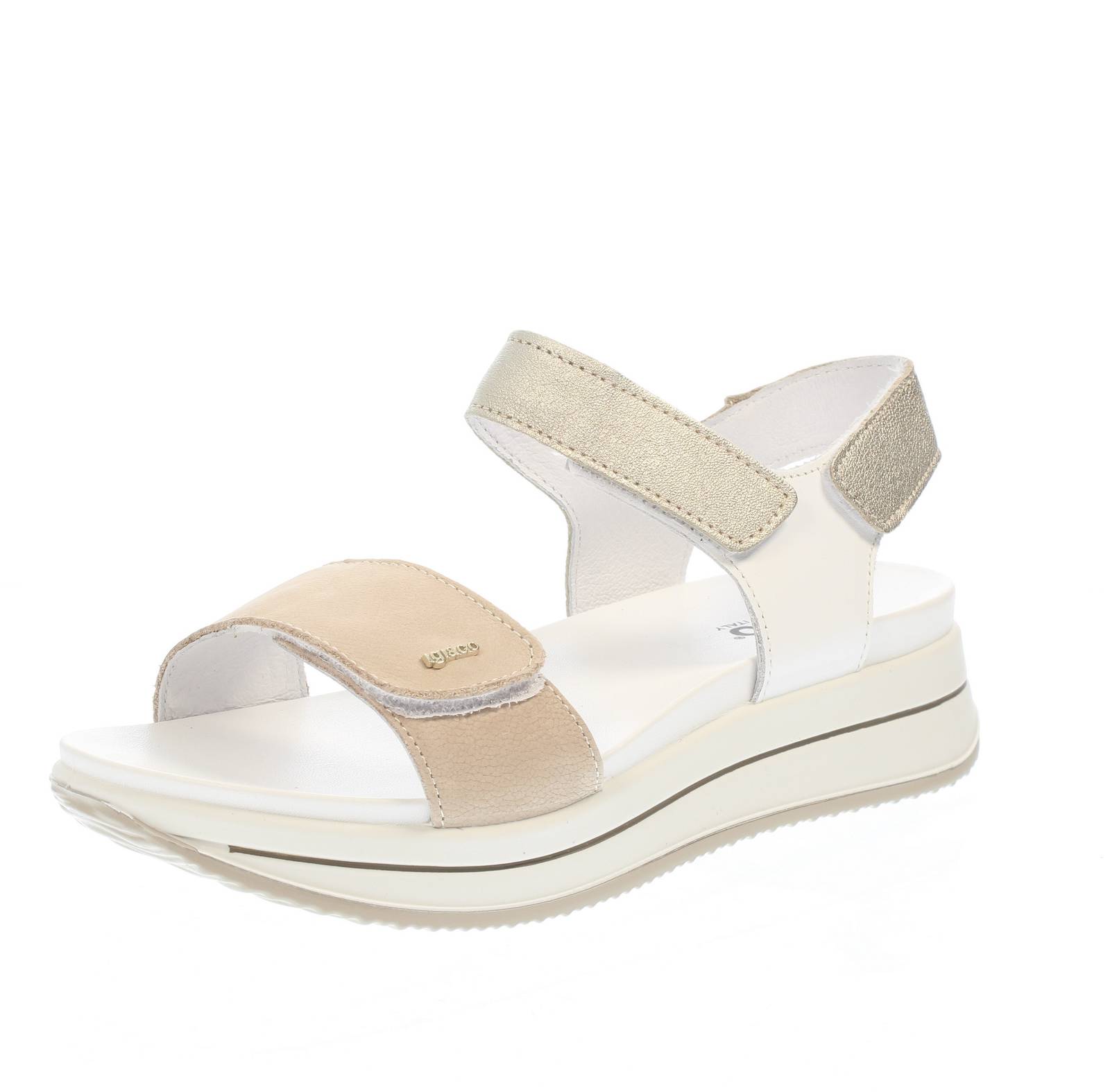 Igi - Co Синди - Плато Сандали в Бежевом Пелле - Плато Сандали Донны Скарпе 11790₽