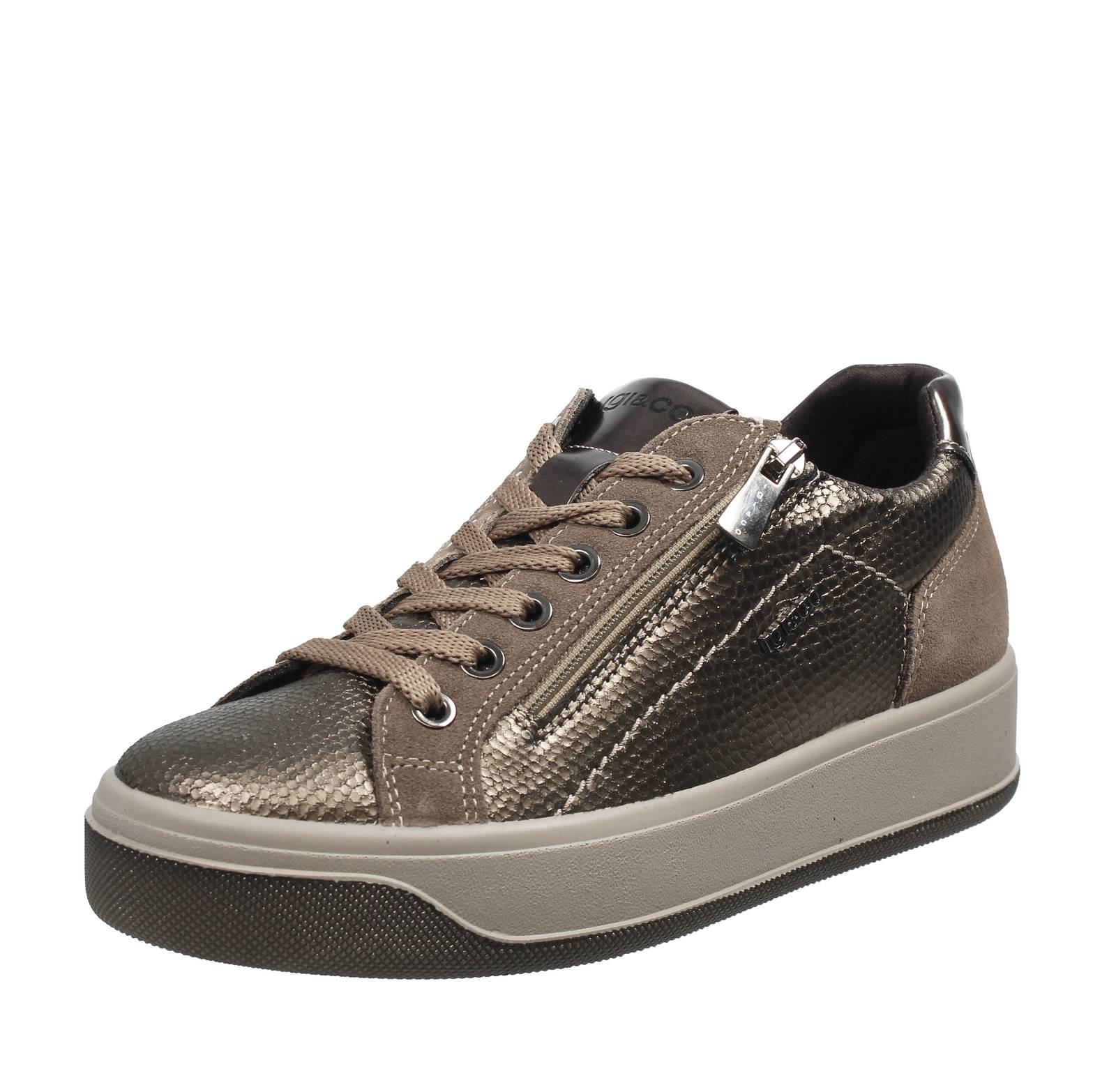 Igi - Co Ava - Кроссовки из замши Pelle E Bronzo - Повседневные кроссовки Donna Scarpe 18190₽