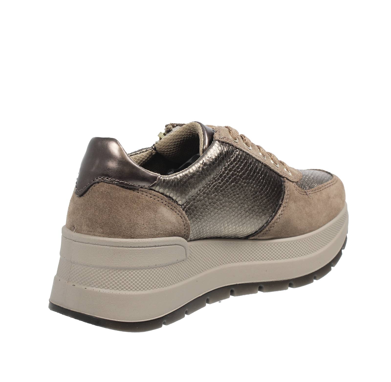 IGI &amp; CO Kola - Sneakers in Pelle e Suede Donna beige Foto 4